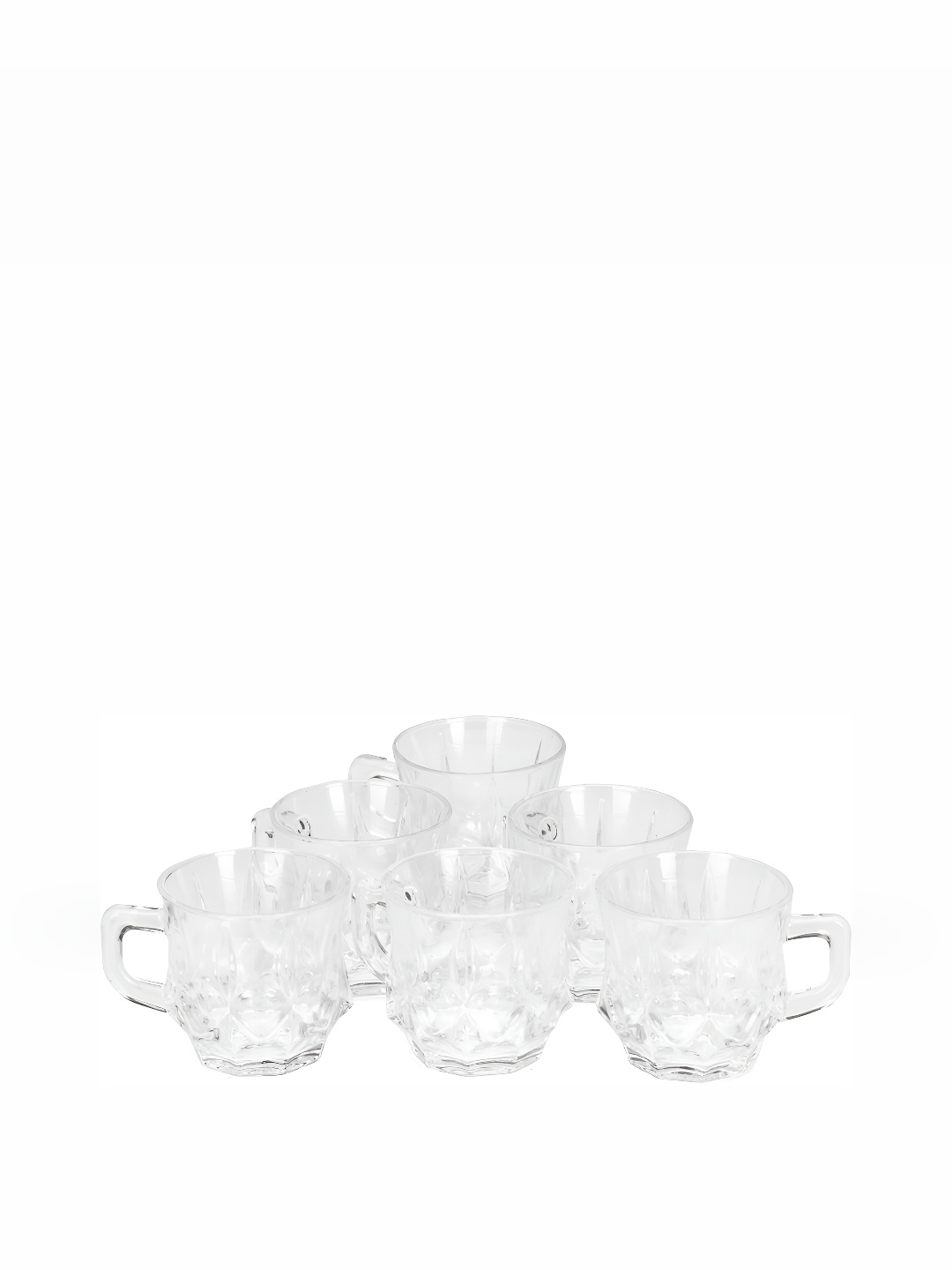 

Afast Transparent 6 Pieces Dishwasher Safe Glass Cups 100 ml