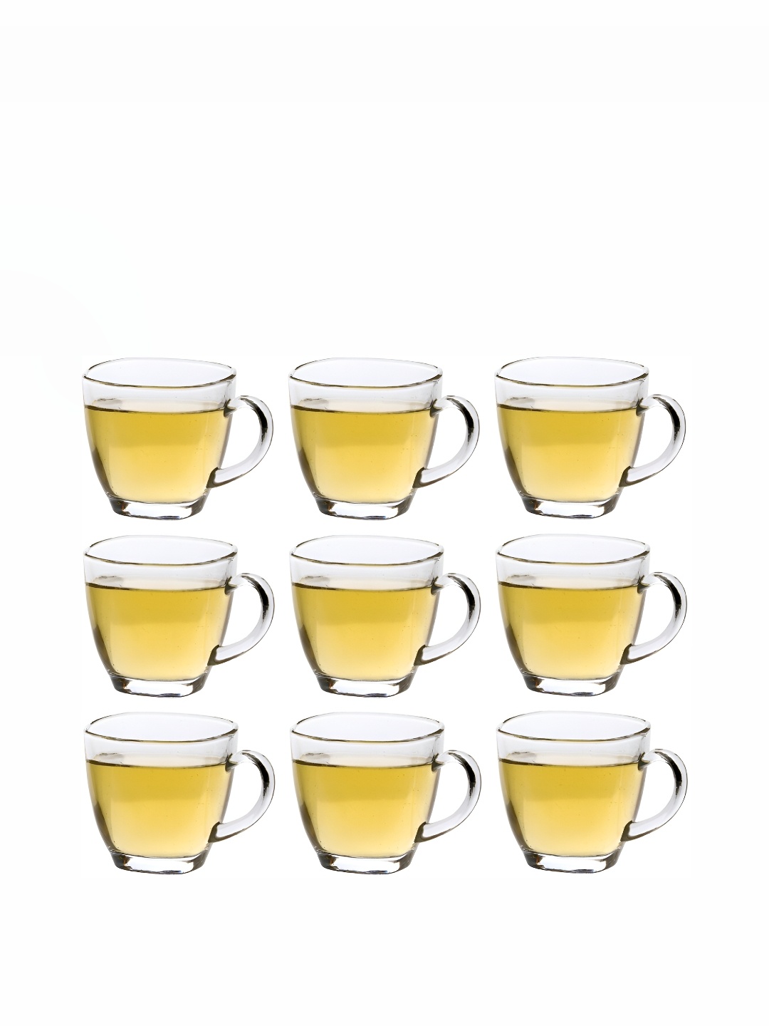 

Afast Transparent 9 Pcs Glossy Glass Cups 100 ml