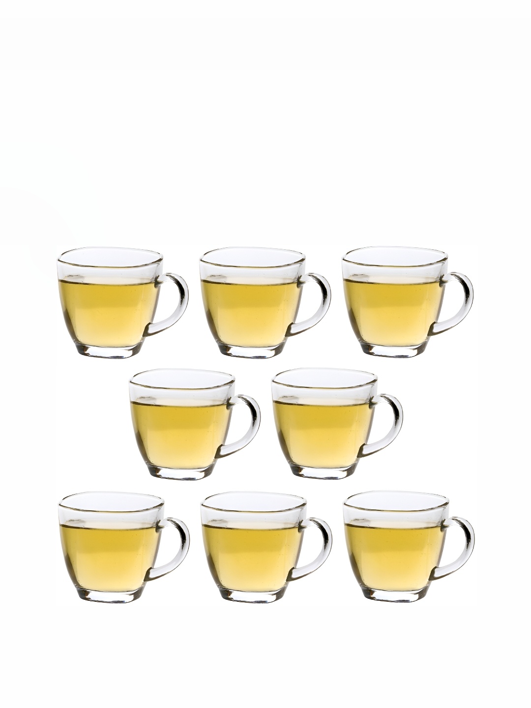 

Afast Transparent 8 Pieces Dishwasher Safe Glass Cups 100 Ml