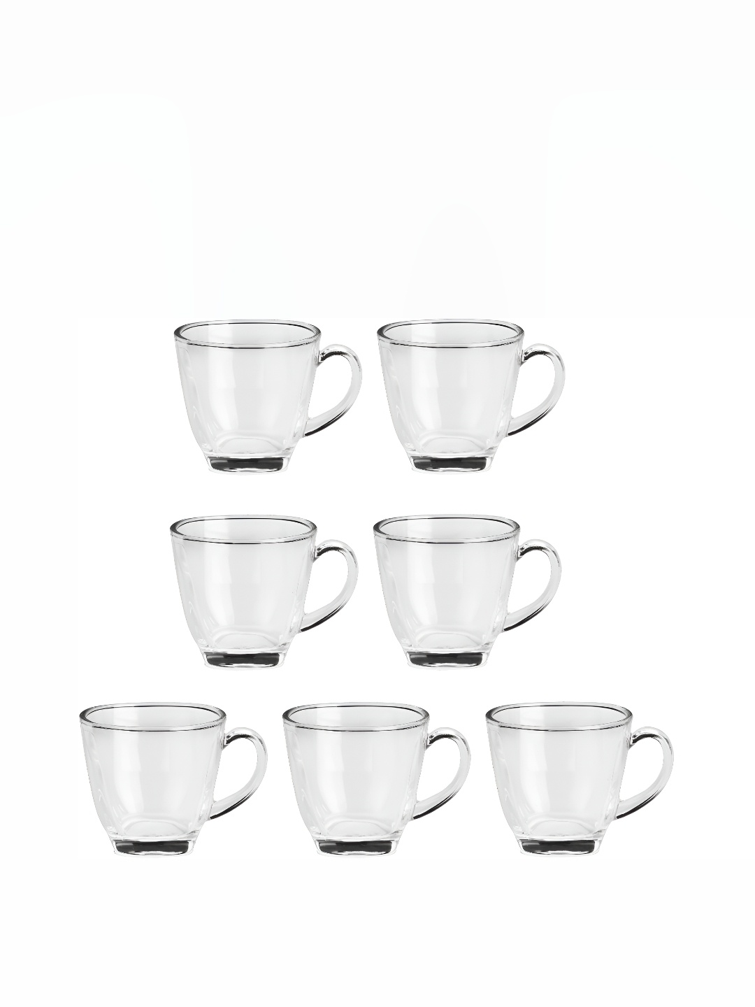 

Afast Transparent 7 Pieces Dishwasher Safe Glass Cups 100 ml