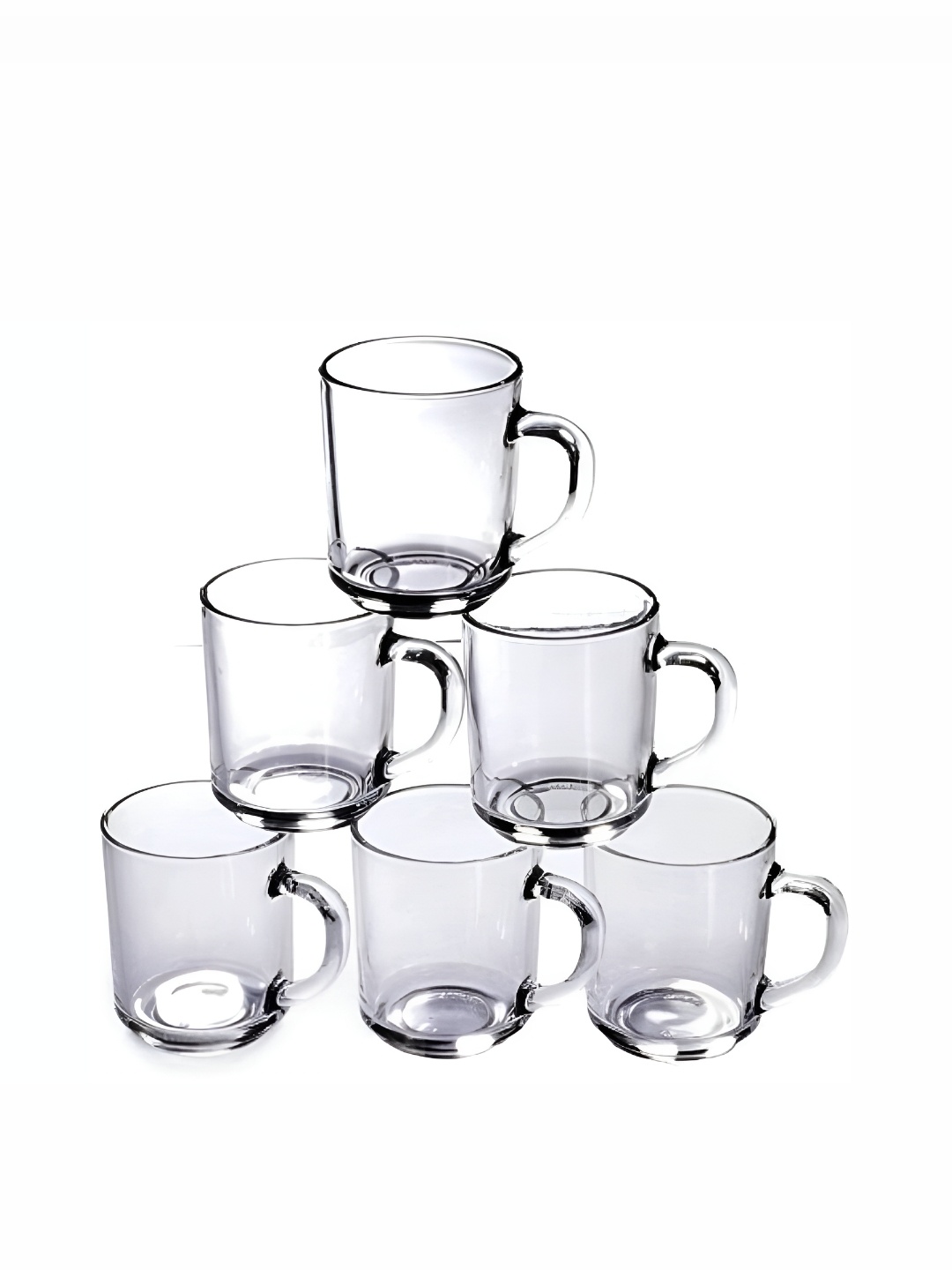 

Afast Transparent 6 Pcs Glass Cups and Mugs 180 ml