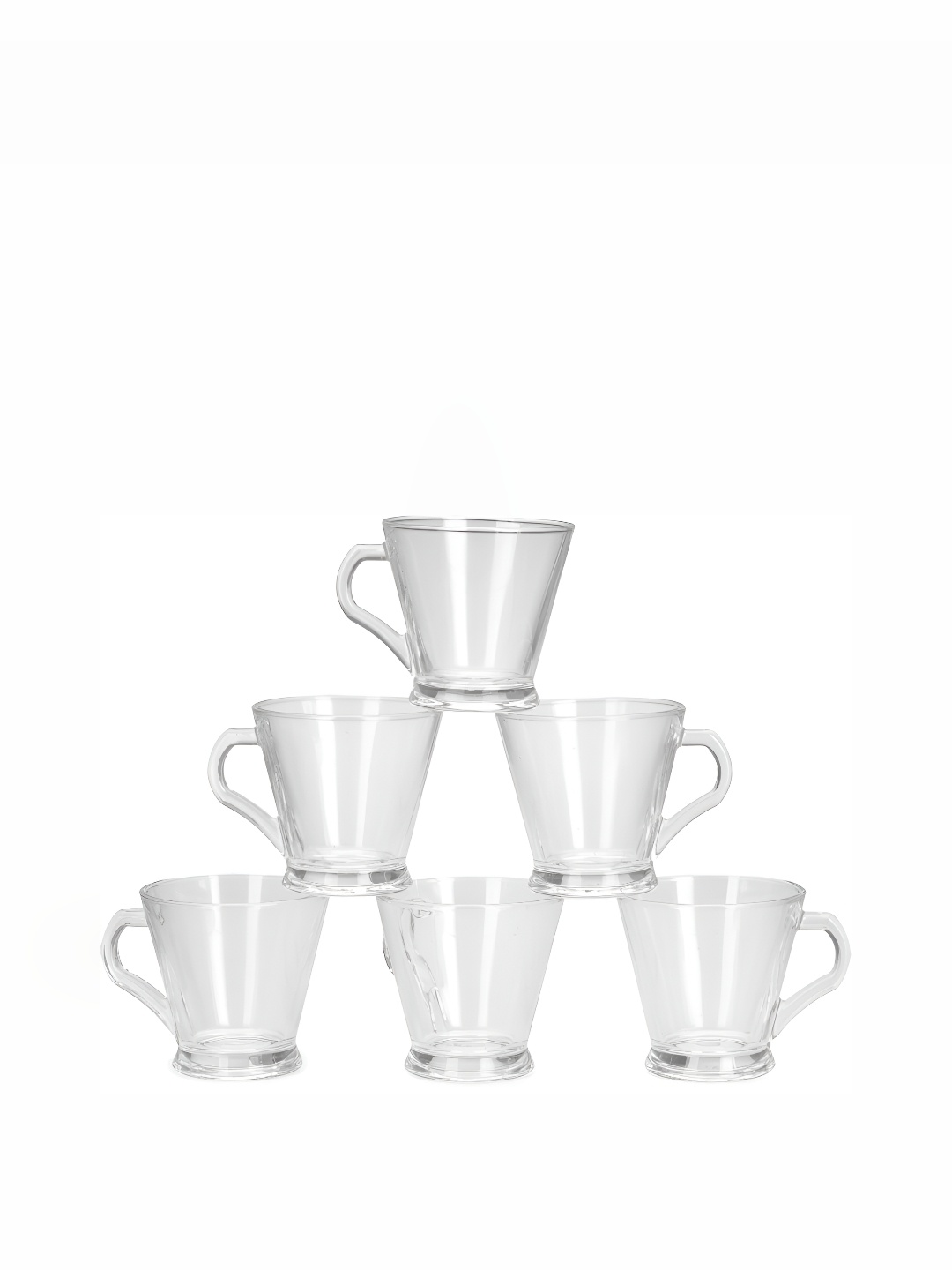 

Afast Transparent 6 Pieces Solid Glass Cups 150 Ml