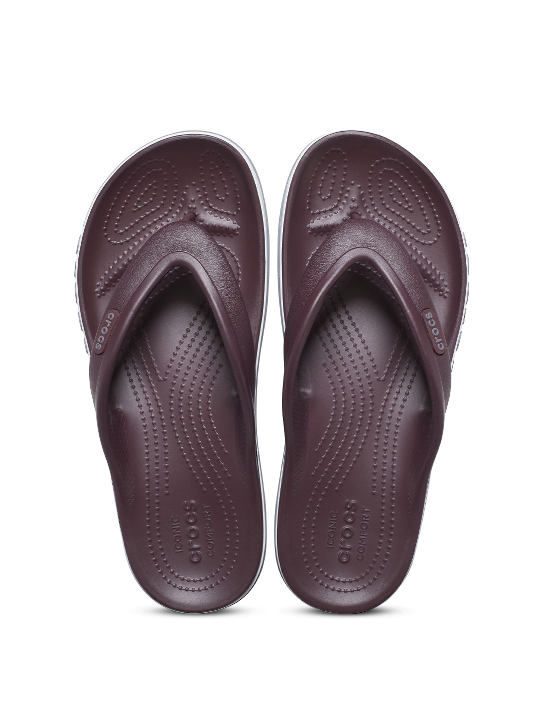

Crocs Women Croslite Thong Flip-Flops, Burgundy
