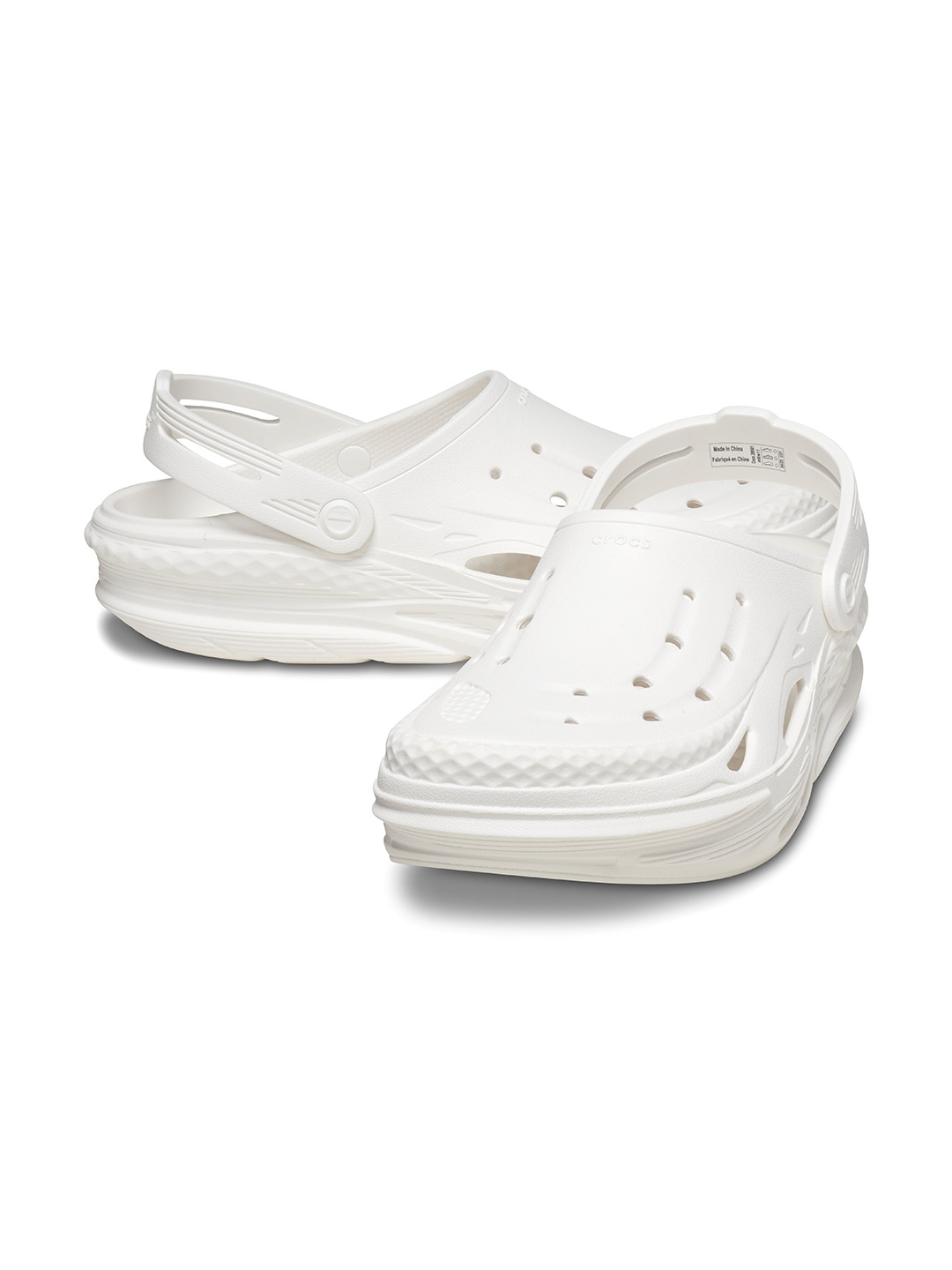

Crocs Unisex Round Toe Croslite Clogs, White