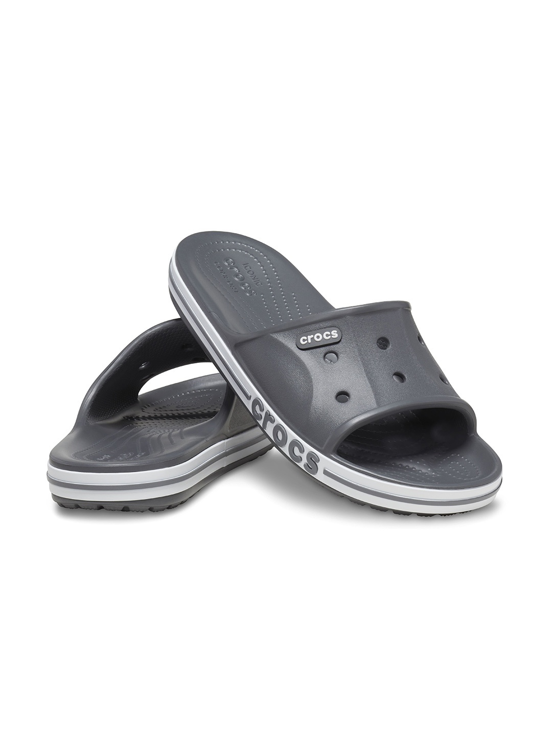 

Crocs Unisex Croslite Sliders, Grey