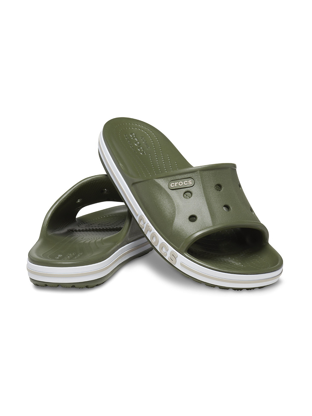 

Crocs Unisex Croslite Sliders, Green