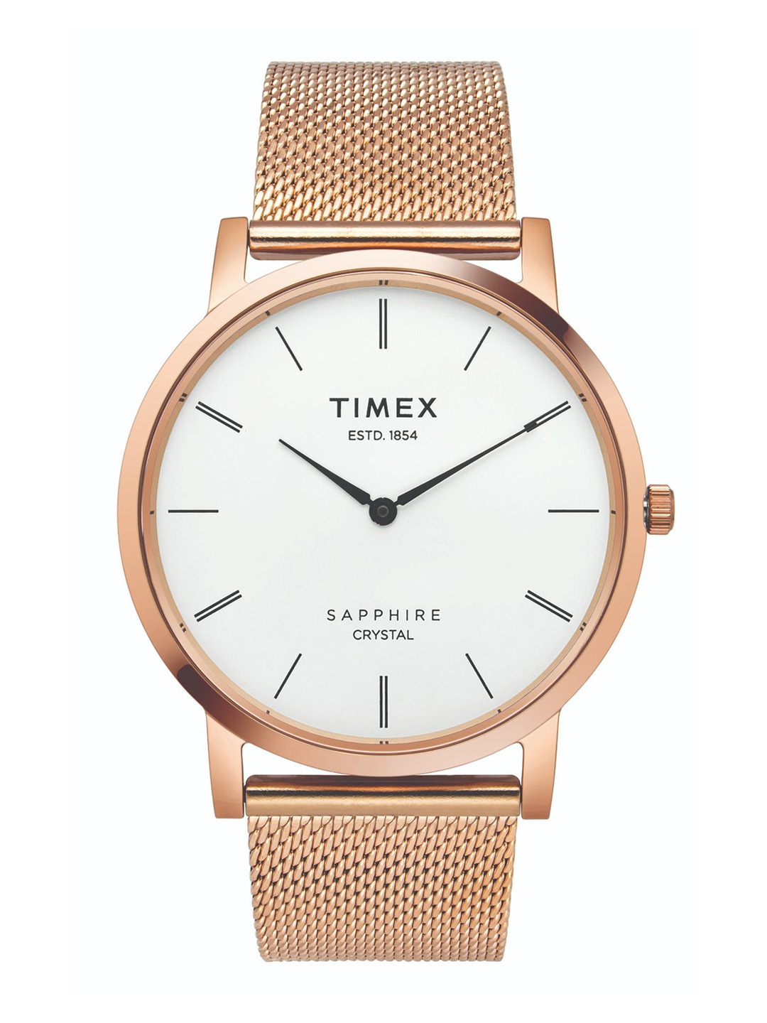 

Timex Men Stainless Steel Bracelet Style Straps Analogue Watch TWEG17412, Silver