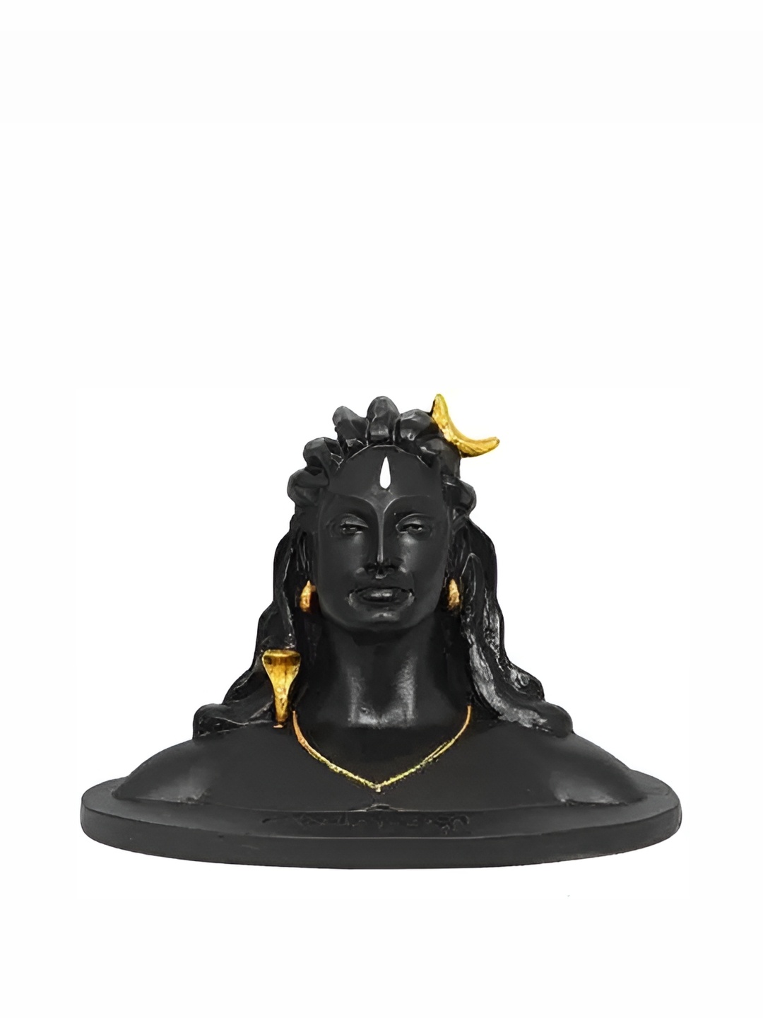 

Navyaksh Black Adiyogi Shiva God Idols Showpiece