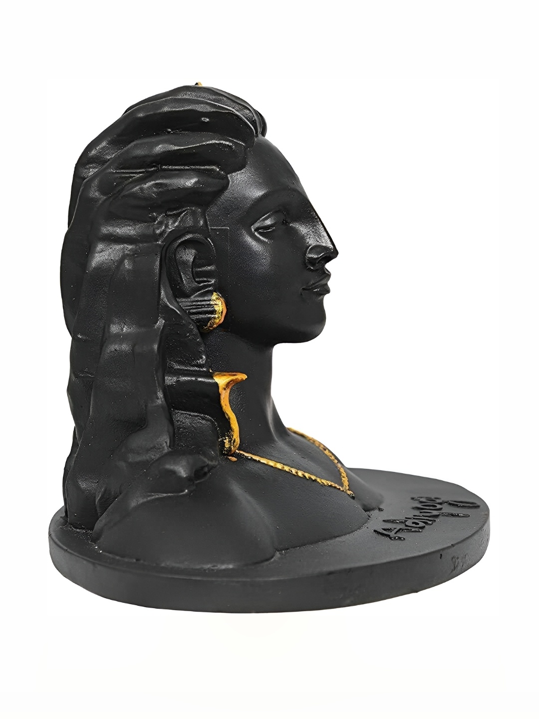 

Navyaksh Black Marble Adiyogi Shiva Idol Showpiece