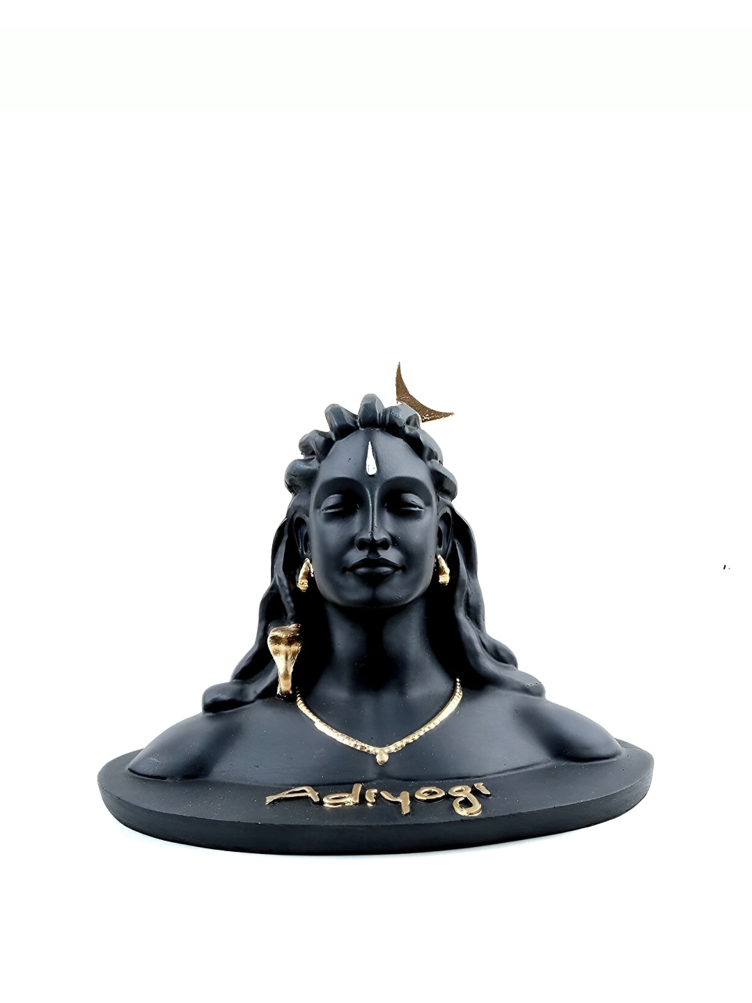 

Navyaksh Black Adiyogi Idol Showpiece