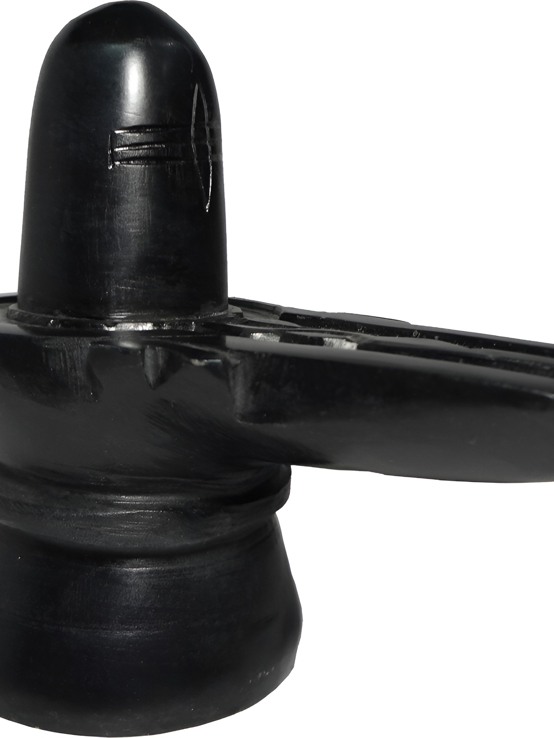 

Navyaksh Black Shiva Linga Marble Idol Showpiece