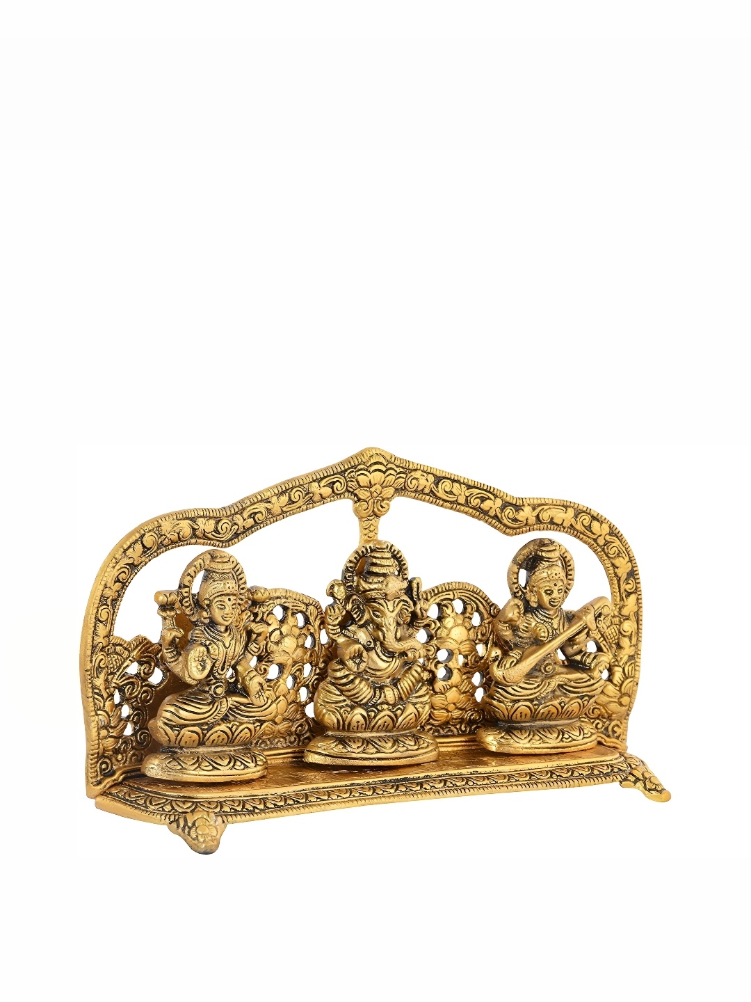 

Navyaksh Gold toned Religious Metal Idol Showpiece