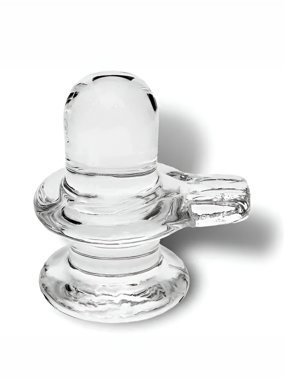 

Navyaksh Transparent Shivling Crystal Showpiece