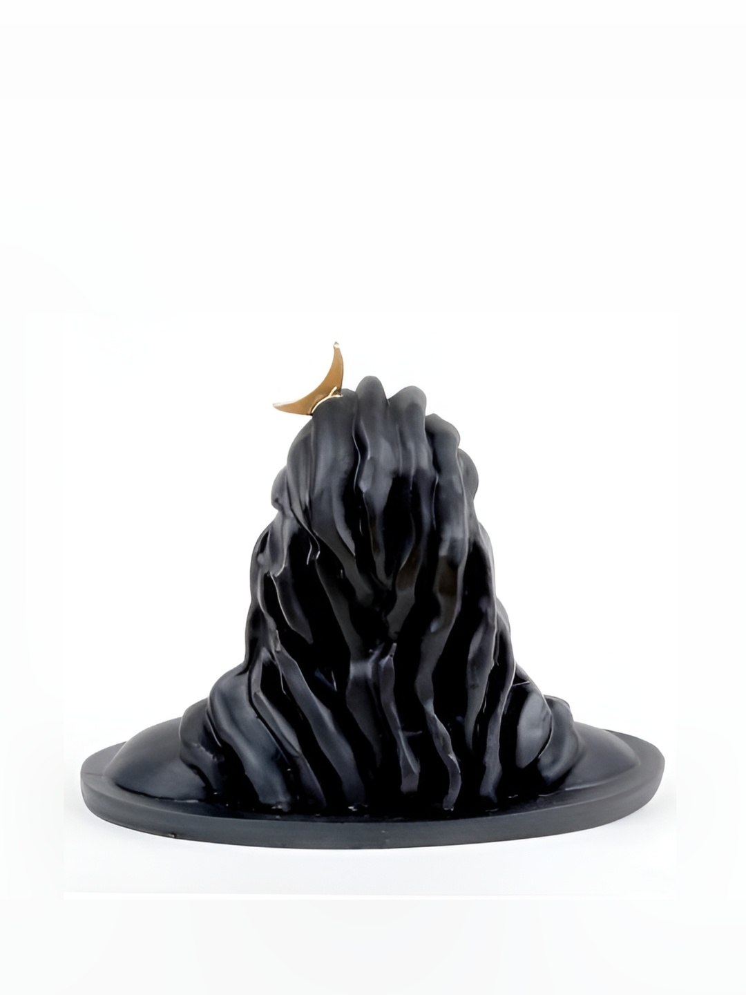 

Navyaksh Black & Gold Toned Adiyogi Marble Idol Showpiece