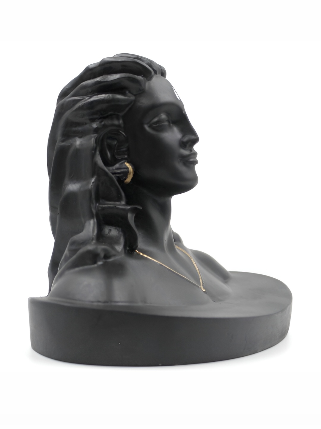 

Navyaksh Black Adiyogi Idol Showpiece