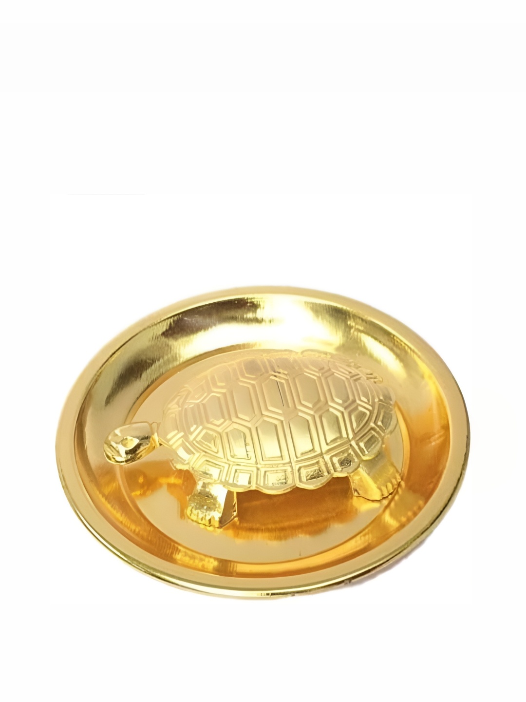 

Navyaksh Gold Toned Metal Tortoise Showpiece