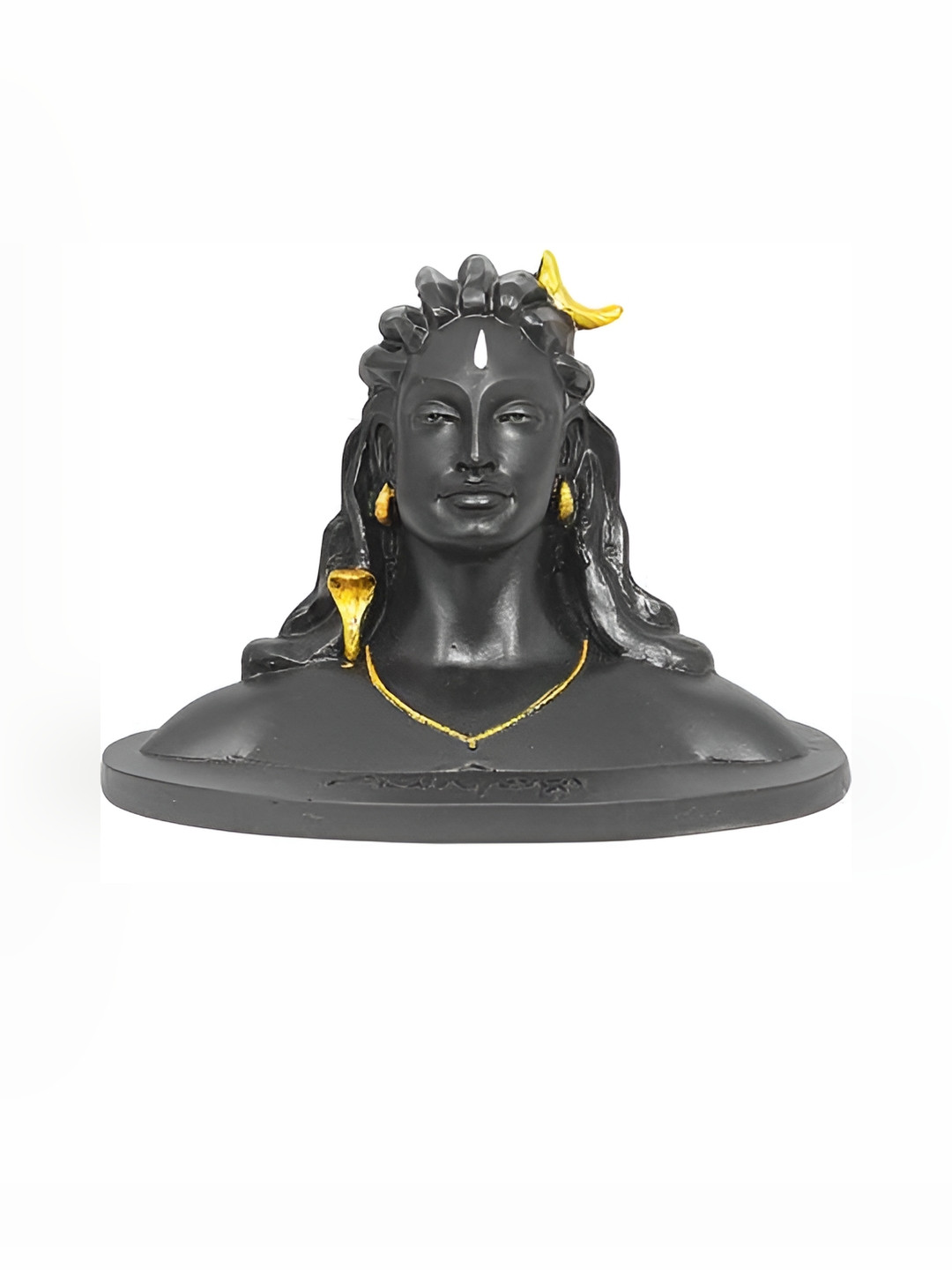 

Navyaksh Black Adiyogi Shiva Showpiece