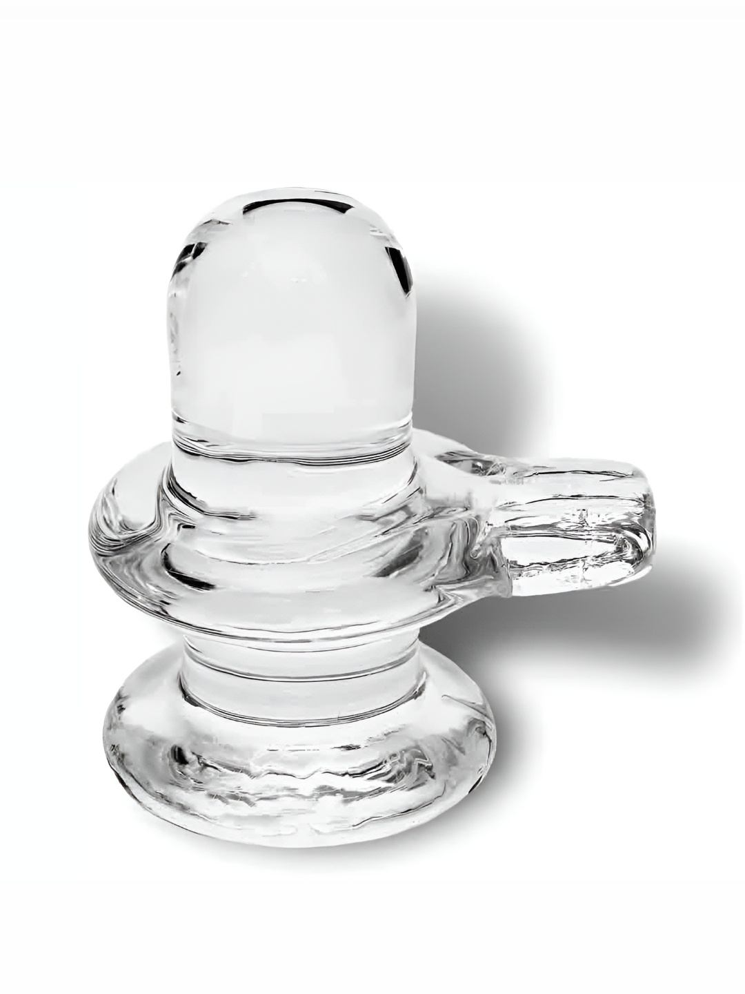 

Navyaksh Transparent Shivling Decorative Showpiece