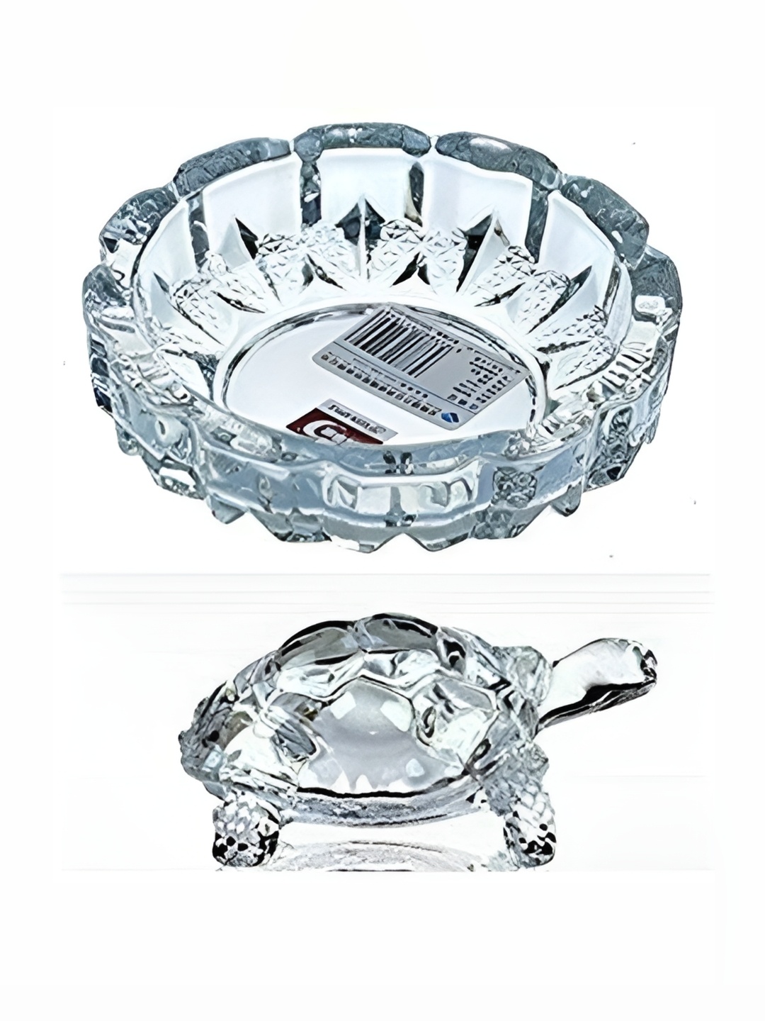 

Navyaksh Transparent Fengshui Glass Showpiece