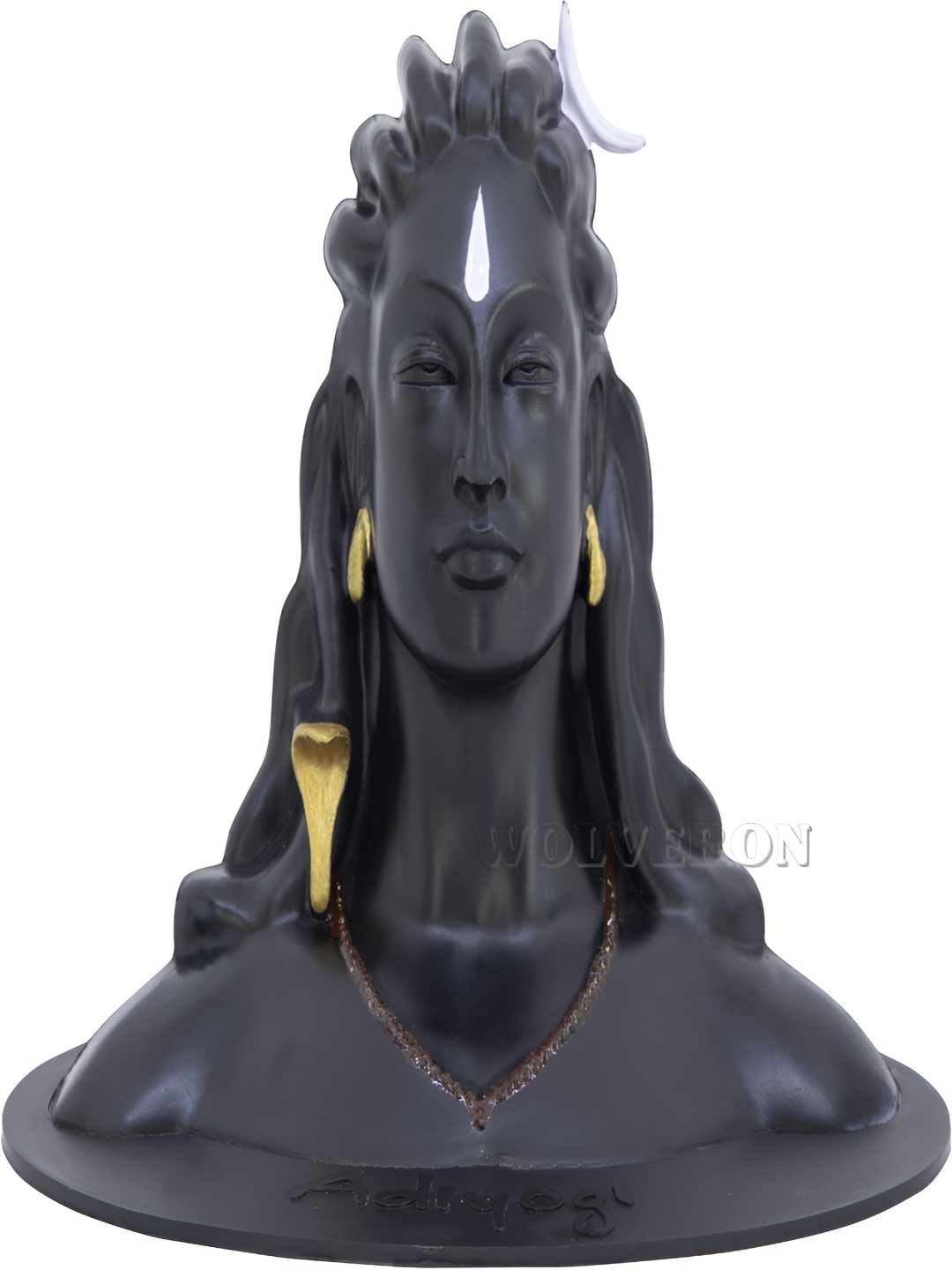

Navyaksh Black Shiva Statue Showpiece