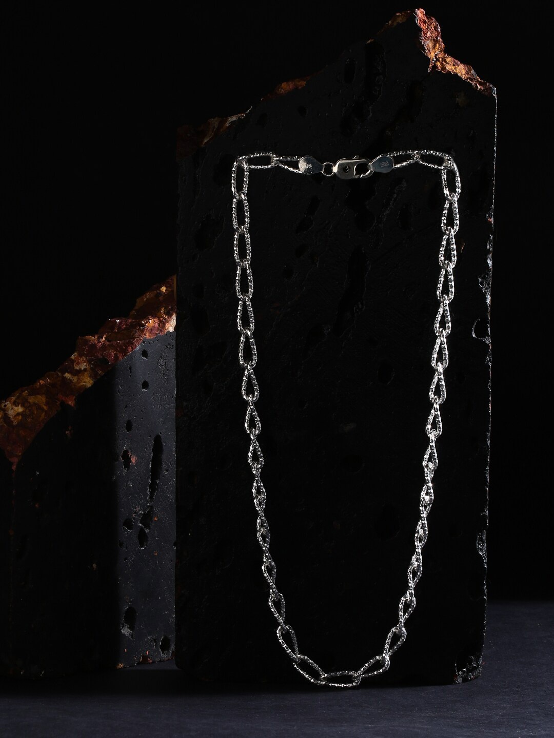 

ZORD Men 925 Sterling Silver-Plated Chain