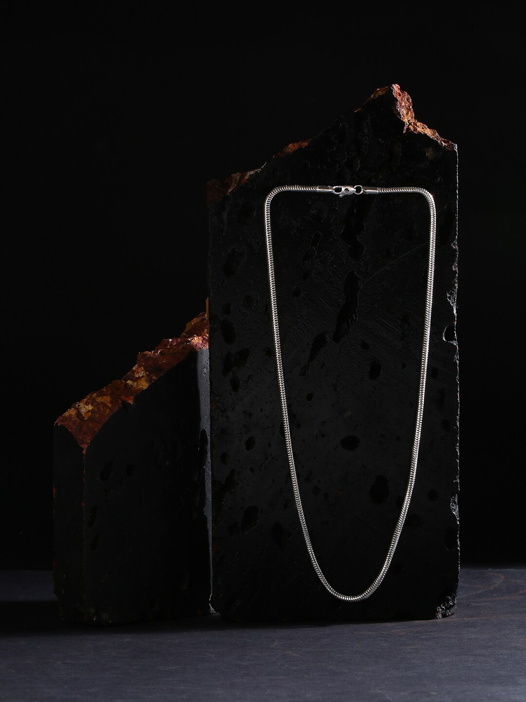 

ZORD Men 92.5 Sterling Silver Snake Chain