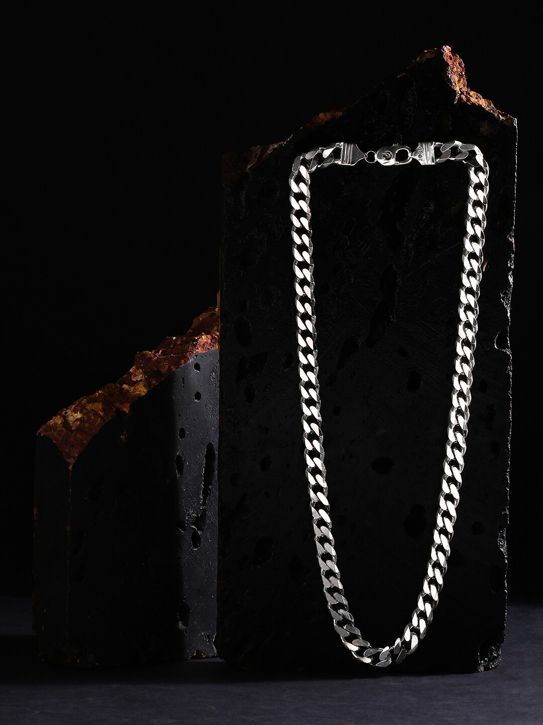 

ZORD Men Silver-Plated 925 Sterling Silver Chain