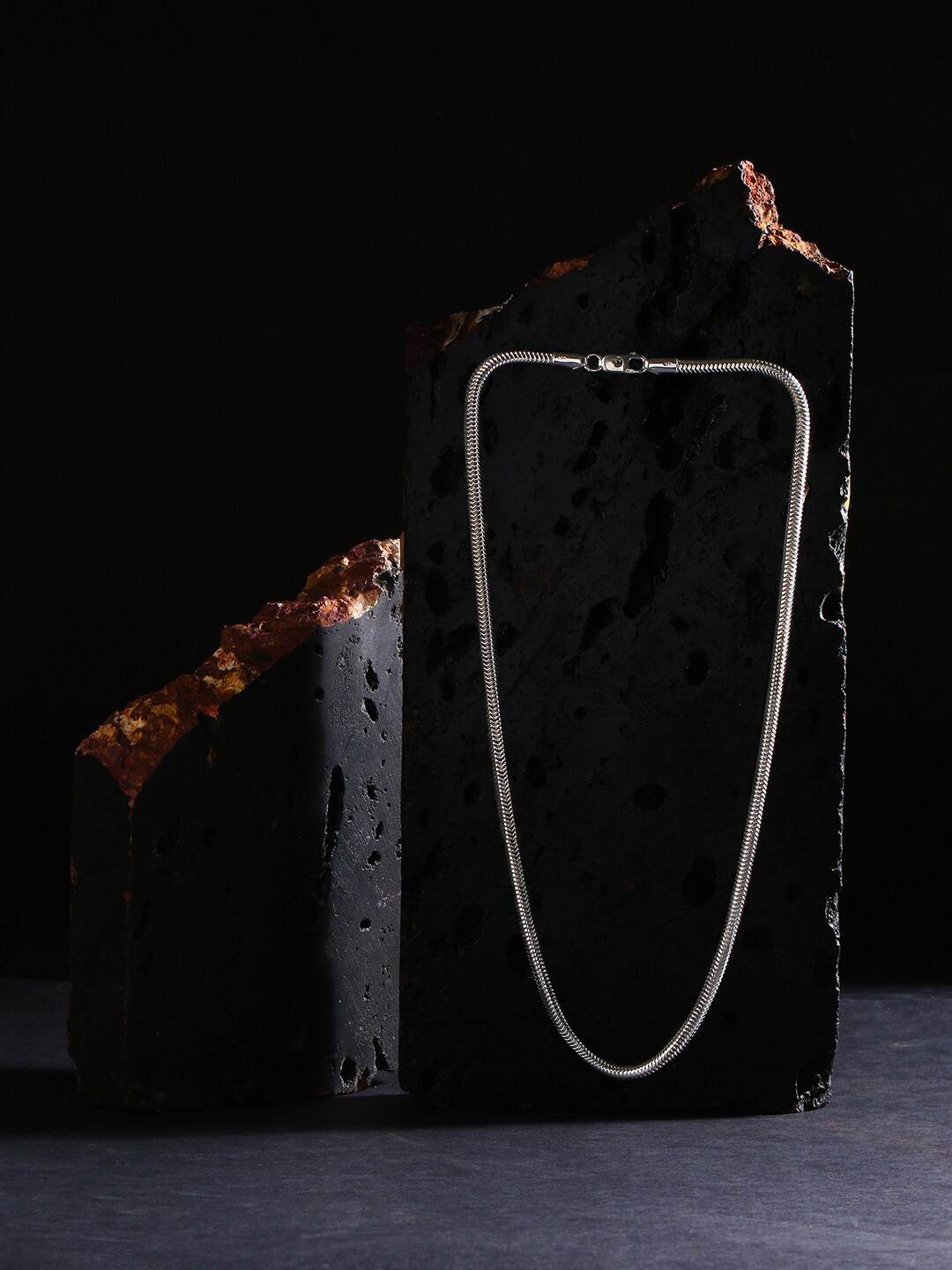 

ZORD Men 925 Sterling Silver Plated Chain