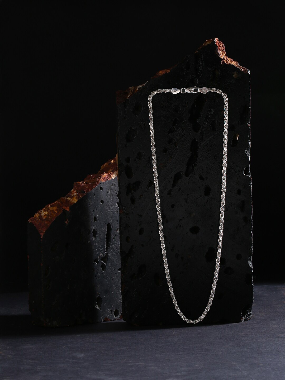 

ZORD Men 925 Sterling Silver Plated Chain