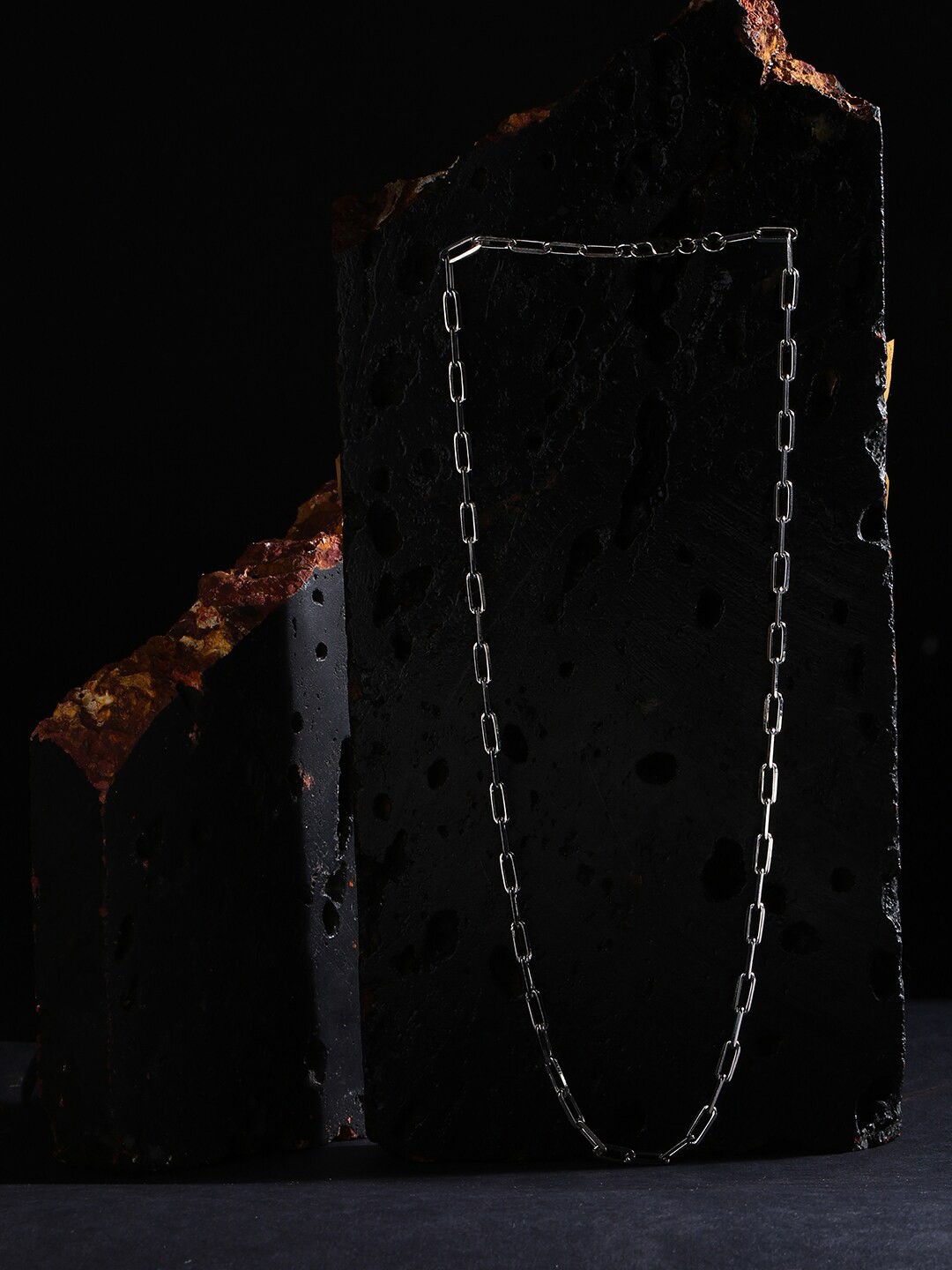 

ZORD Men Sterling Silver Silver Plated Chain