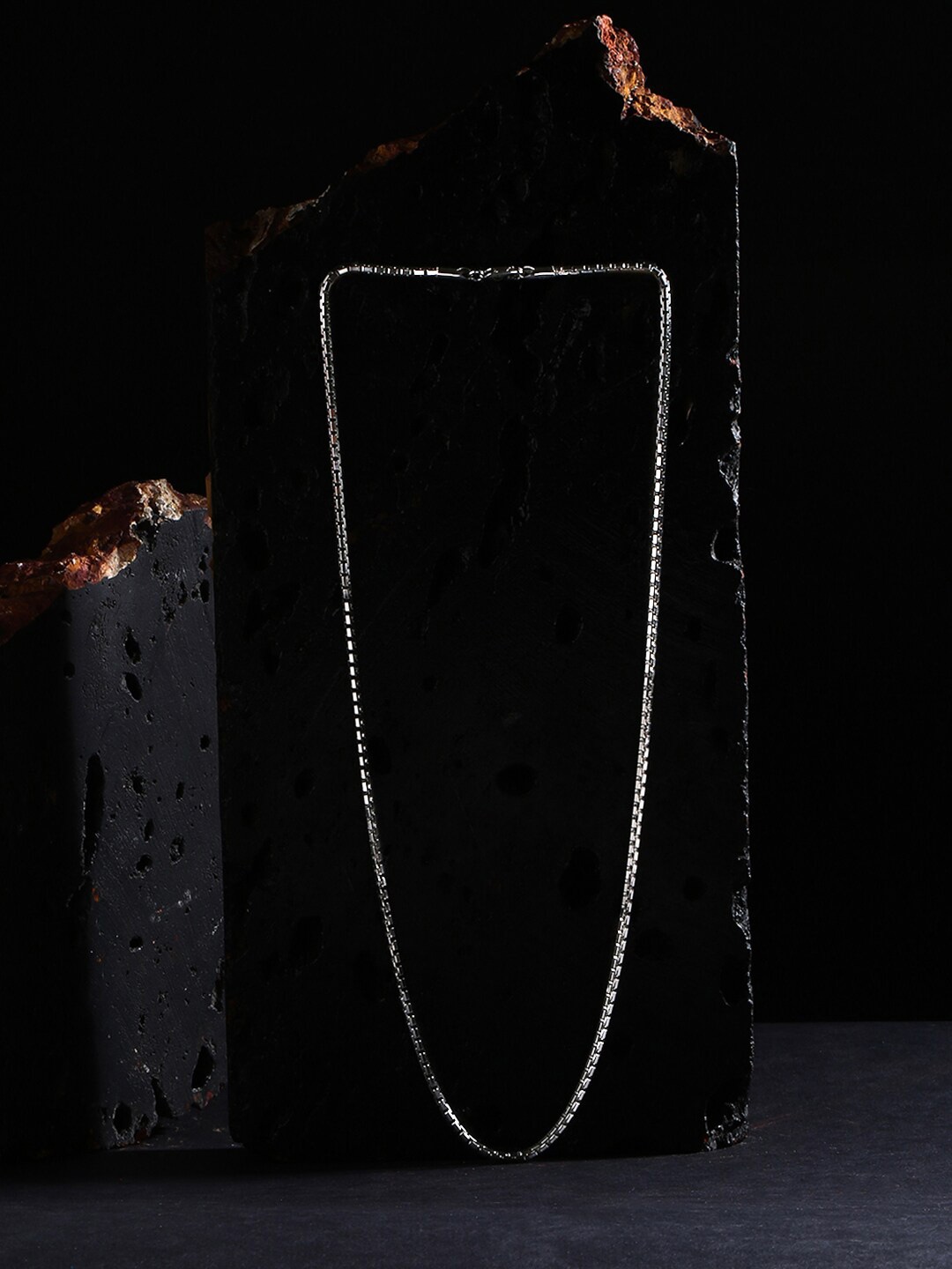 

ZORD Men Sterling Silver Silver Plated Chain