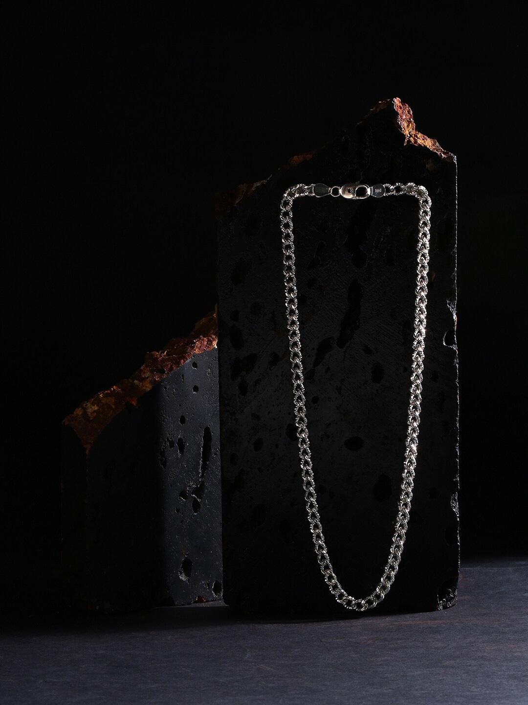 

ZORD Men Sterling Silver Silver Plated Chain