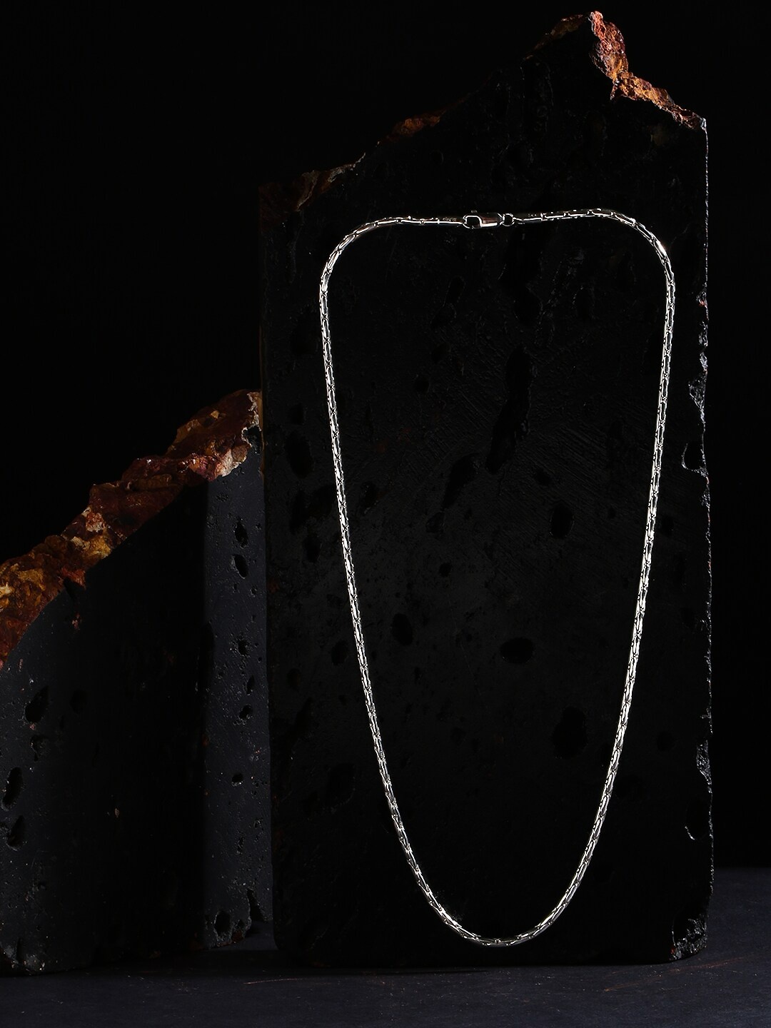 

ZORD Men 925 Sterling Silver Silver-Plated Chain