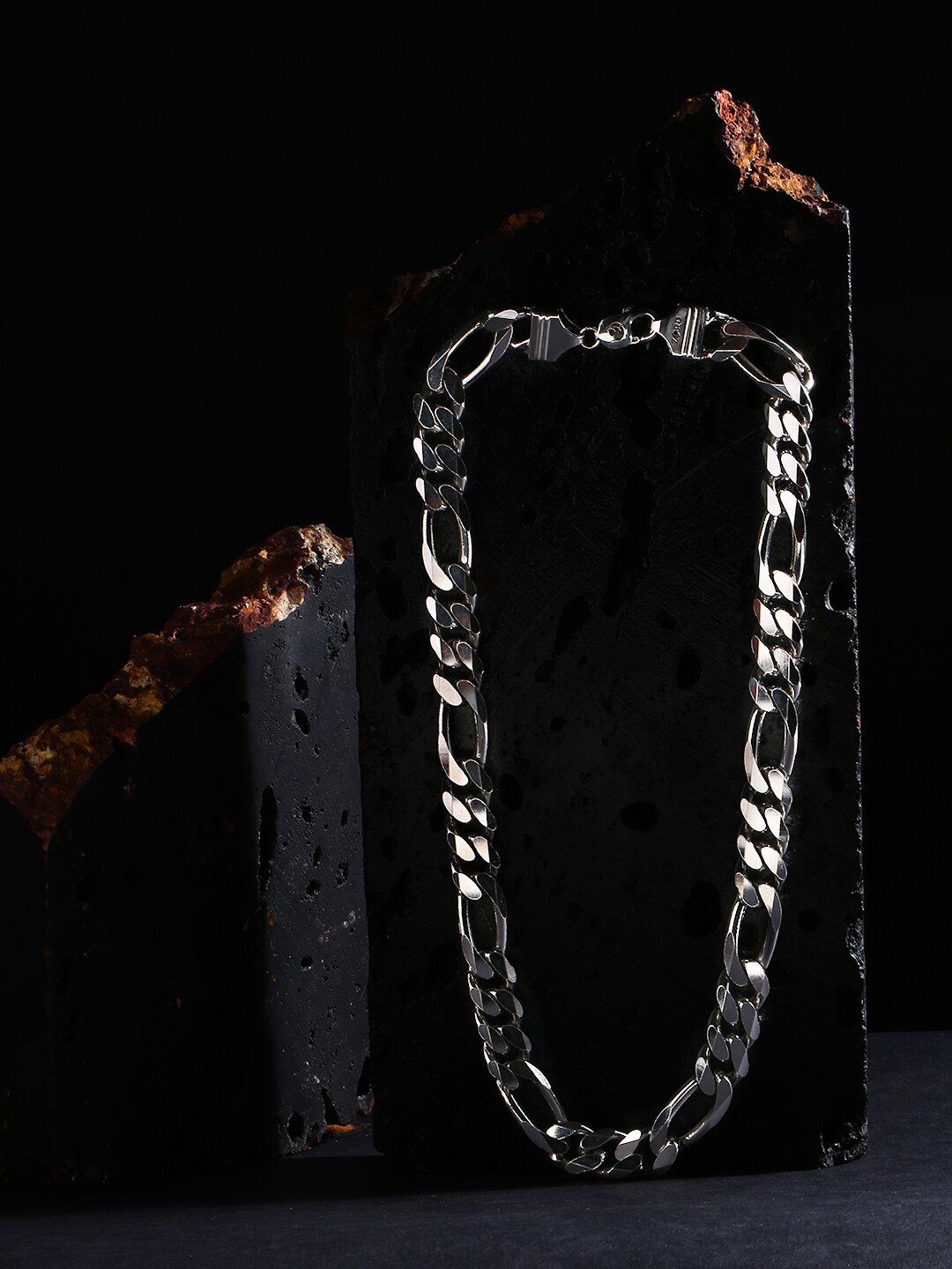 

ZORD Figaro Men 925 Sterling Silver Silver-Plated Chain