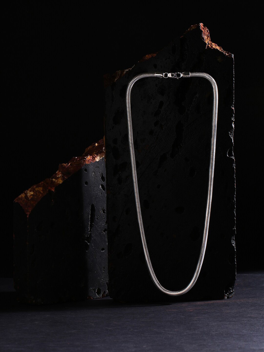 

ZORD Men 92.5 Sterling Silver Snake Chain