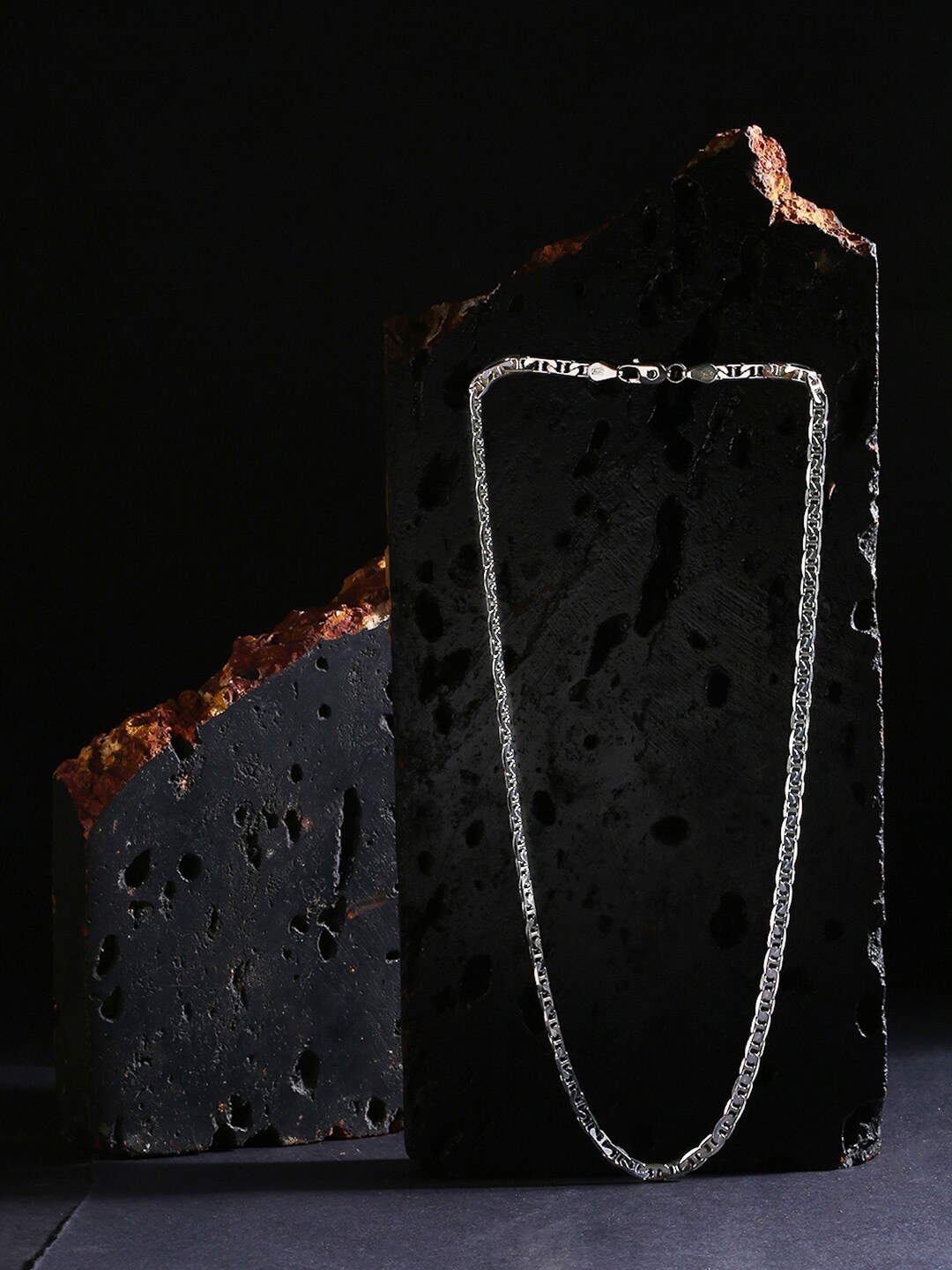 

ZORD Men 92.5 Sterling Silver Valentino Chain