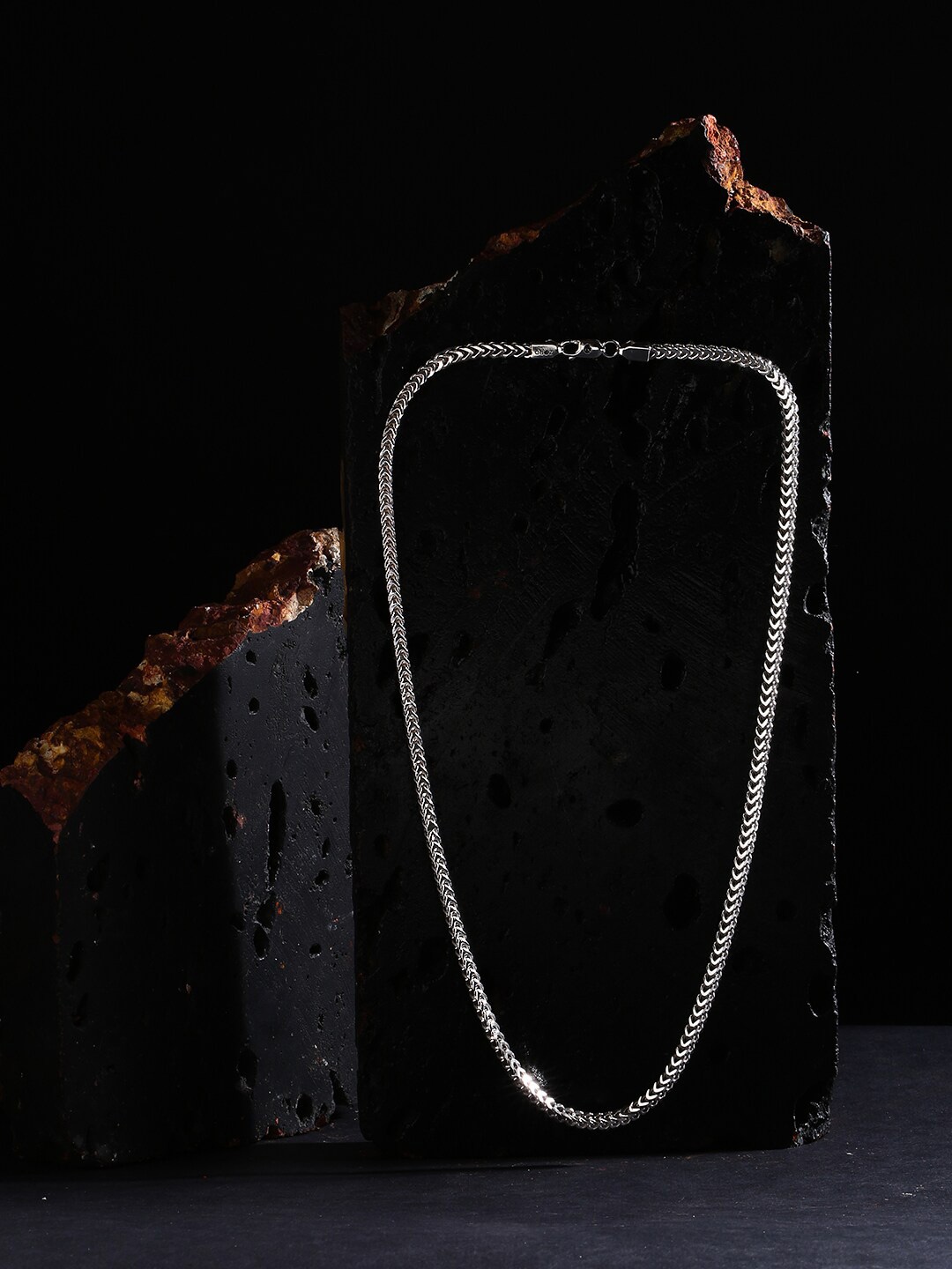 

ZORD Men 92.5 Sterling Silver Shahenshah Franco Chain