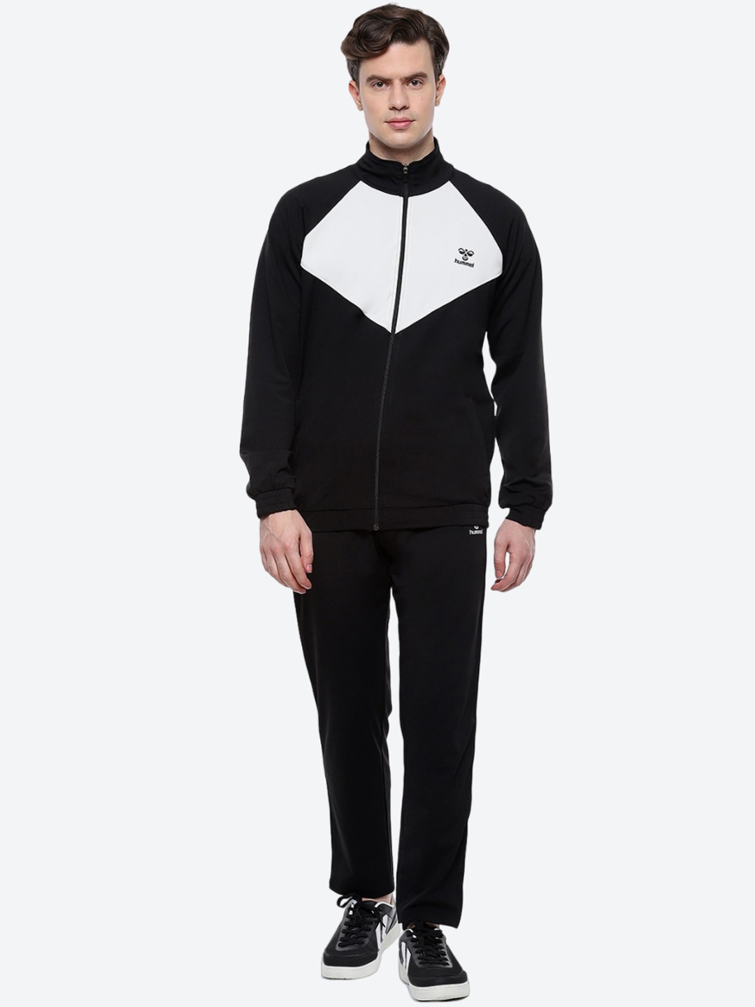 

hummel Mock Collar Tracksuits, Black