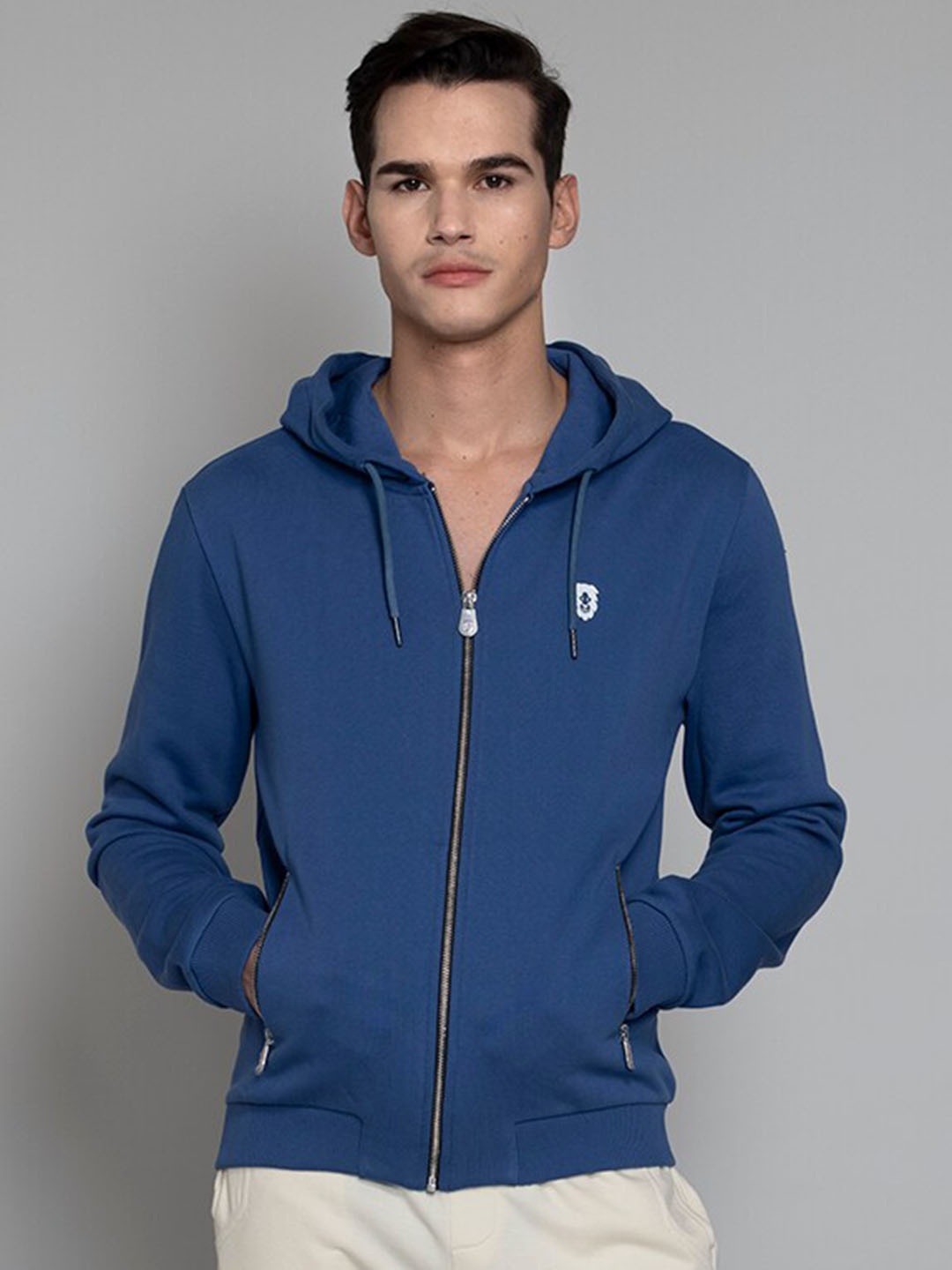 

Muvazo Hooded Sporty Jacket, Blue