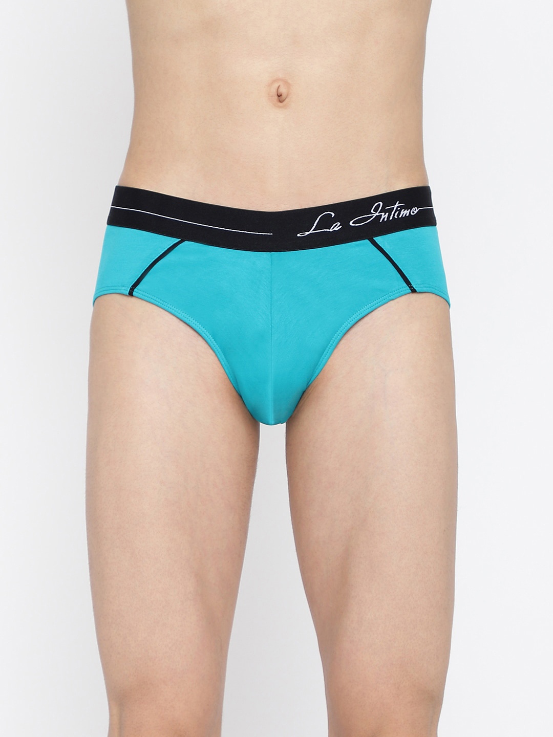 

La Intimo Mid Rise Anti Microbial Basic Brief LIBR09TL0, Teal