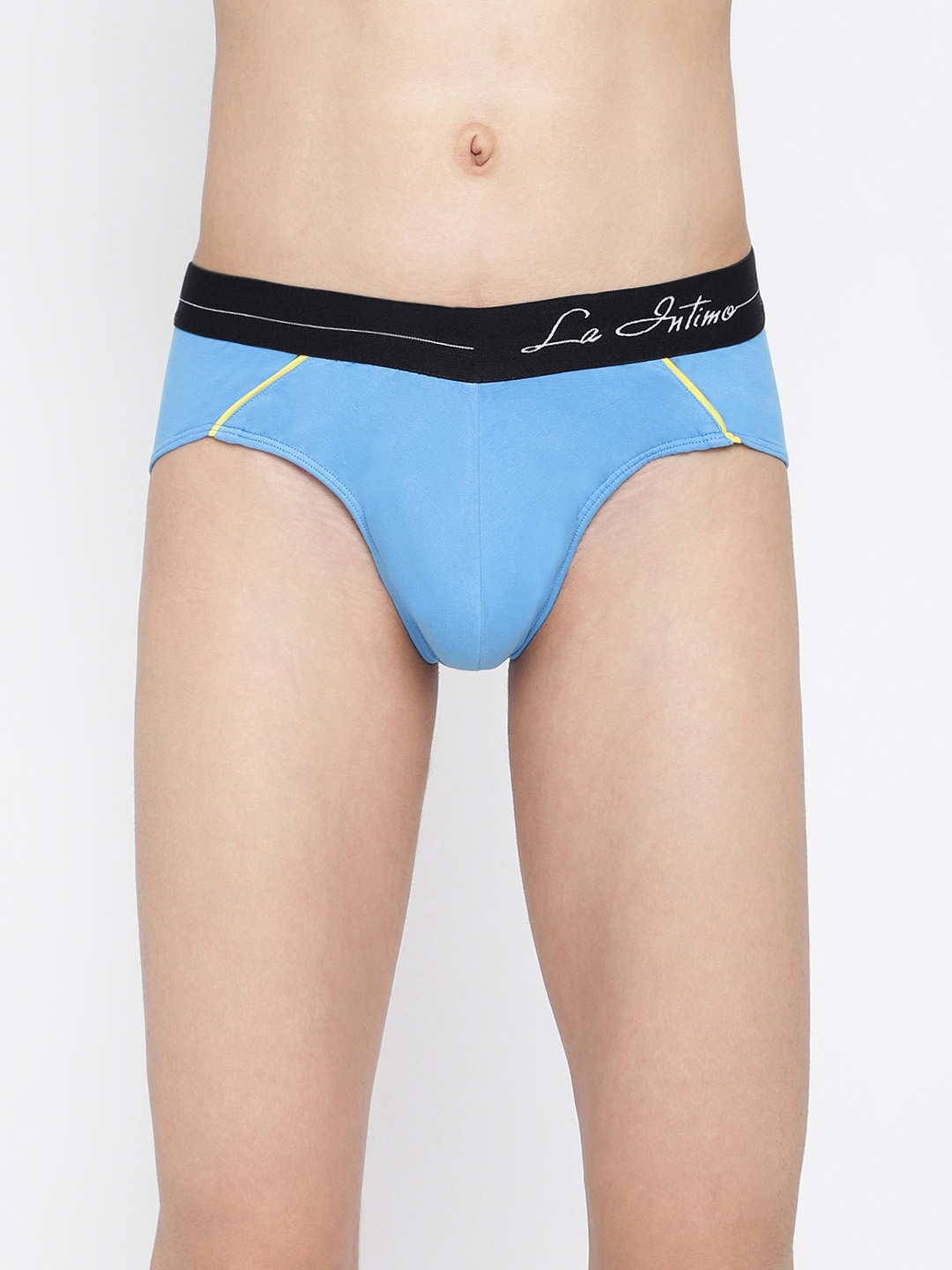 

La Intimo Men Mid-Rise Anti Microbial Basic Briefs LIBR09BE0, Blue