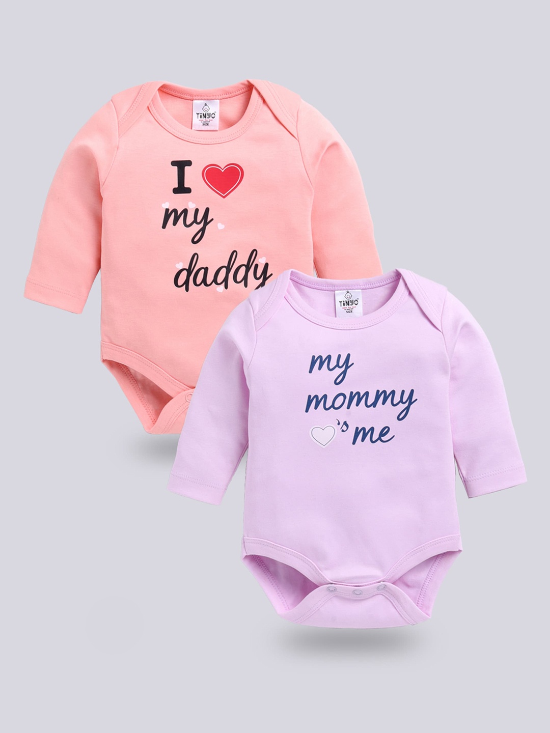 

Moms Love Infants Pack Of 2 Printed Assorted Cotton Bodysuit