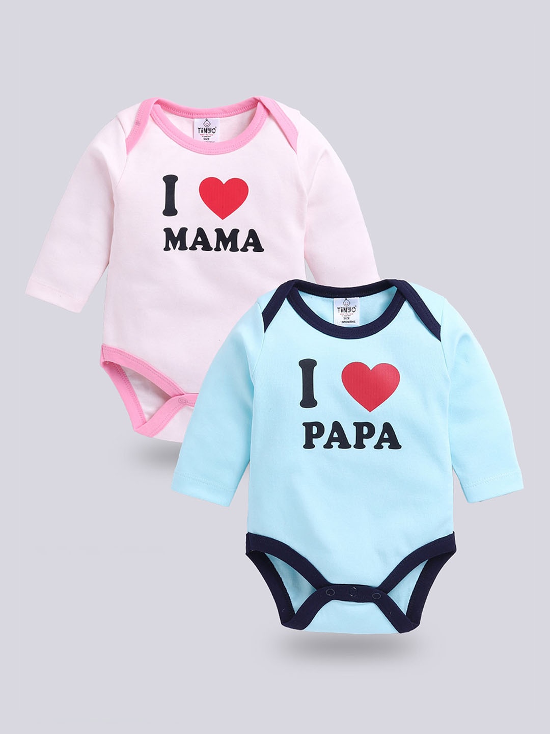 

Moms Love Infants Pack Of 2 Assorted Printed Cotton Bodysuit