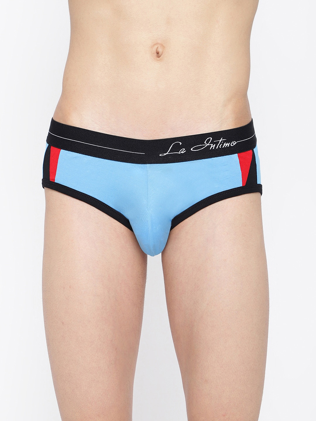 

La Intimo Men Mid-Rise Anti Microbial Basic Briefs LIBR07BE0, Blue