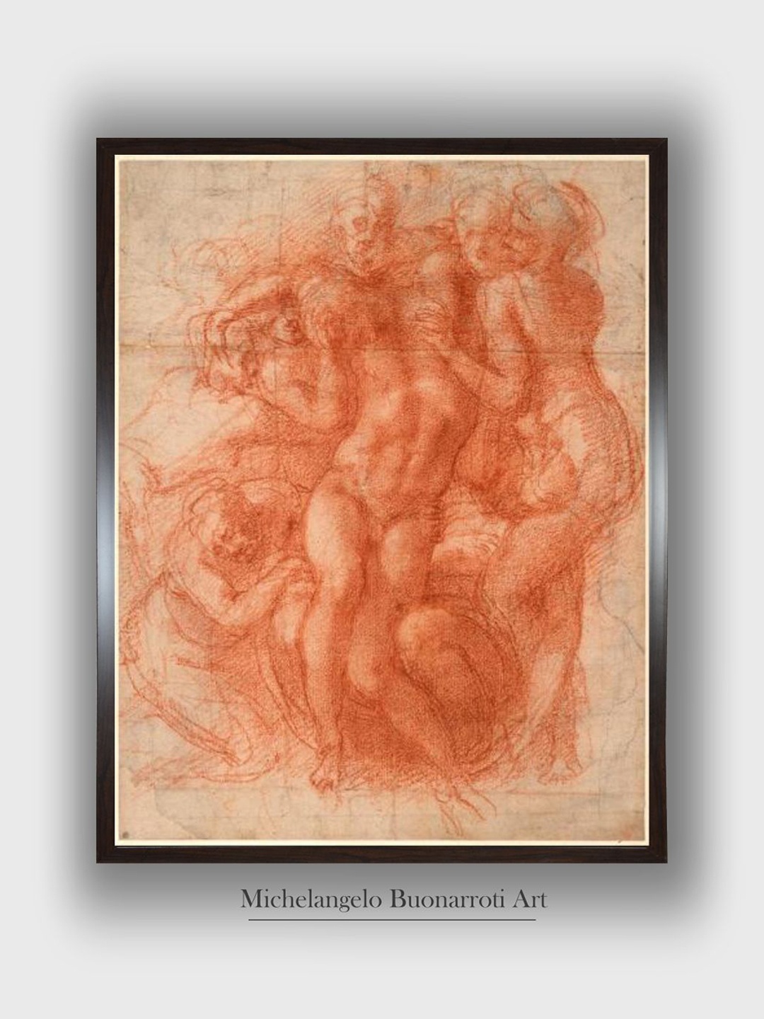 

The Art House Orange & Beige Wooden Other Wall Art