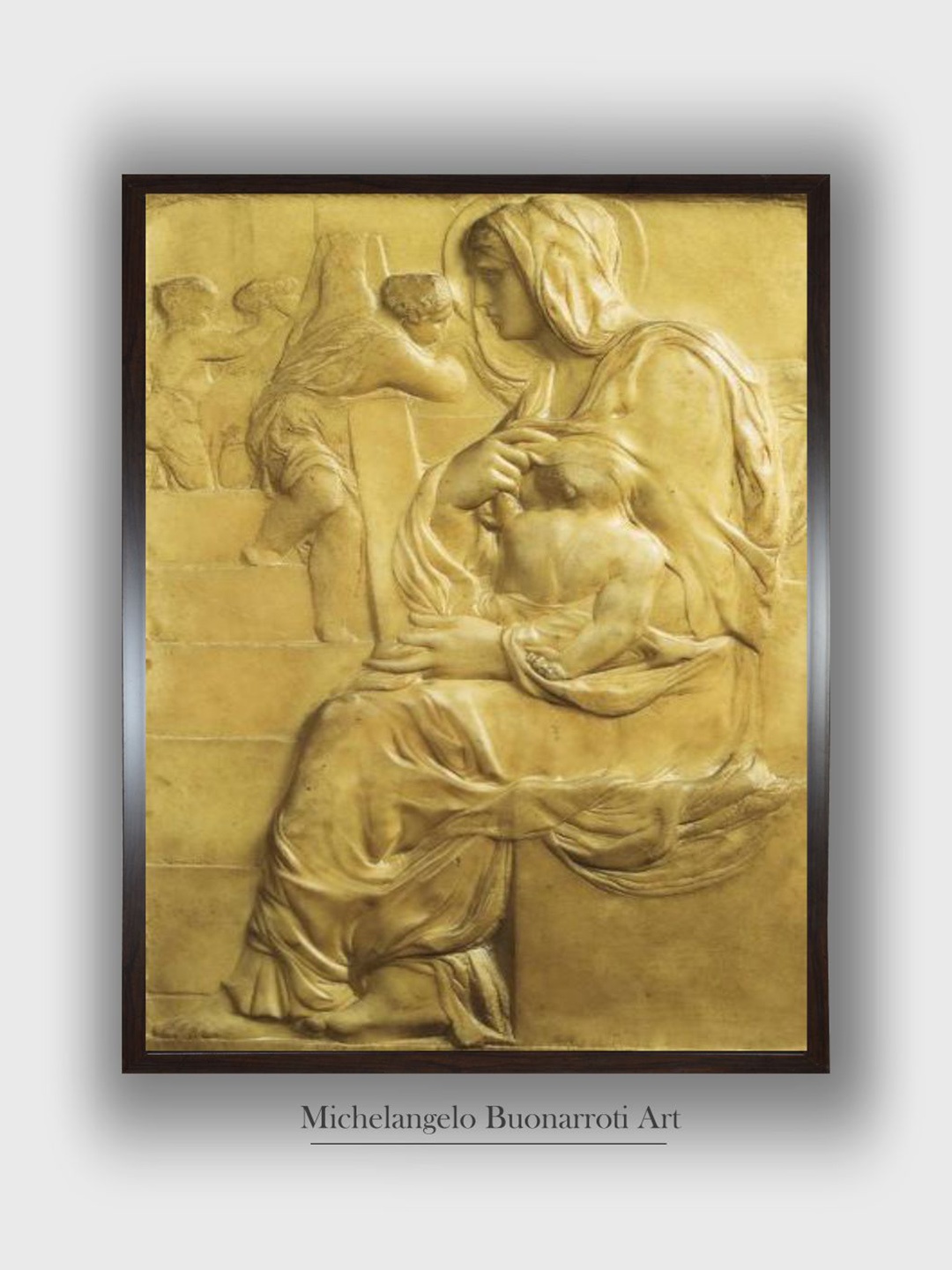 

The Art House Yellow & Black Wooden Wall Art