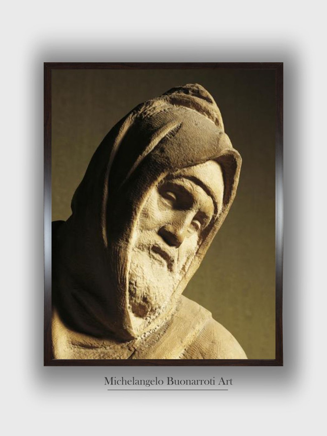

The Art House Beige Nicodemus Wooden Framed Painting Wall Art