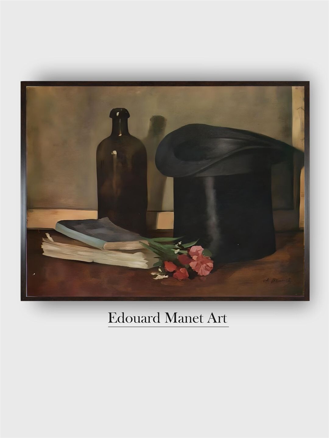 

The Art House Brown & Black Wooden Framed Painting Wall Art