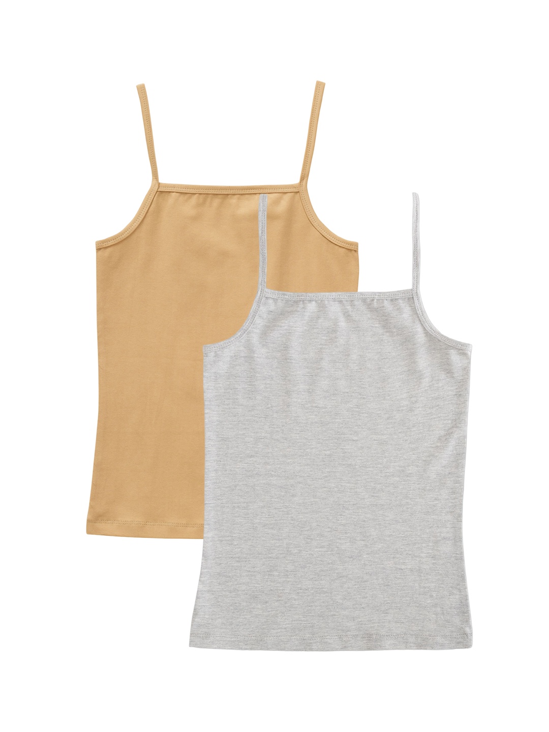 

BAESD Girls Pack Of 2 Non Padded Camisoles, Grey