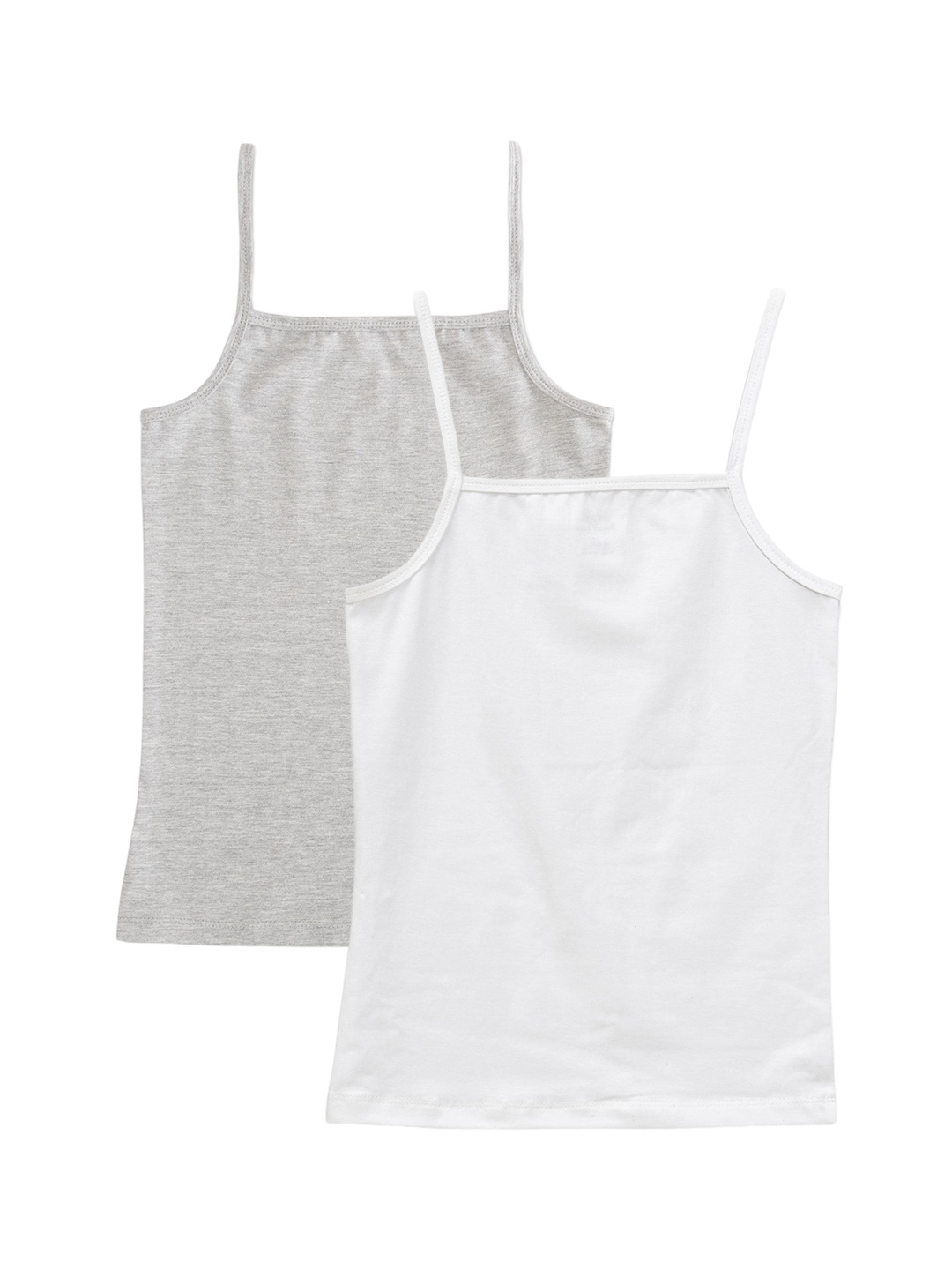 

BAESD Girls Pack Of 2 Non Padded Camisoles, Grey